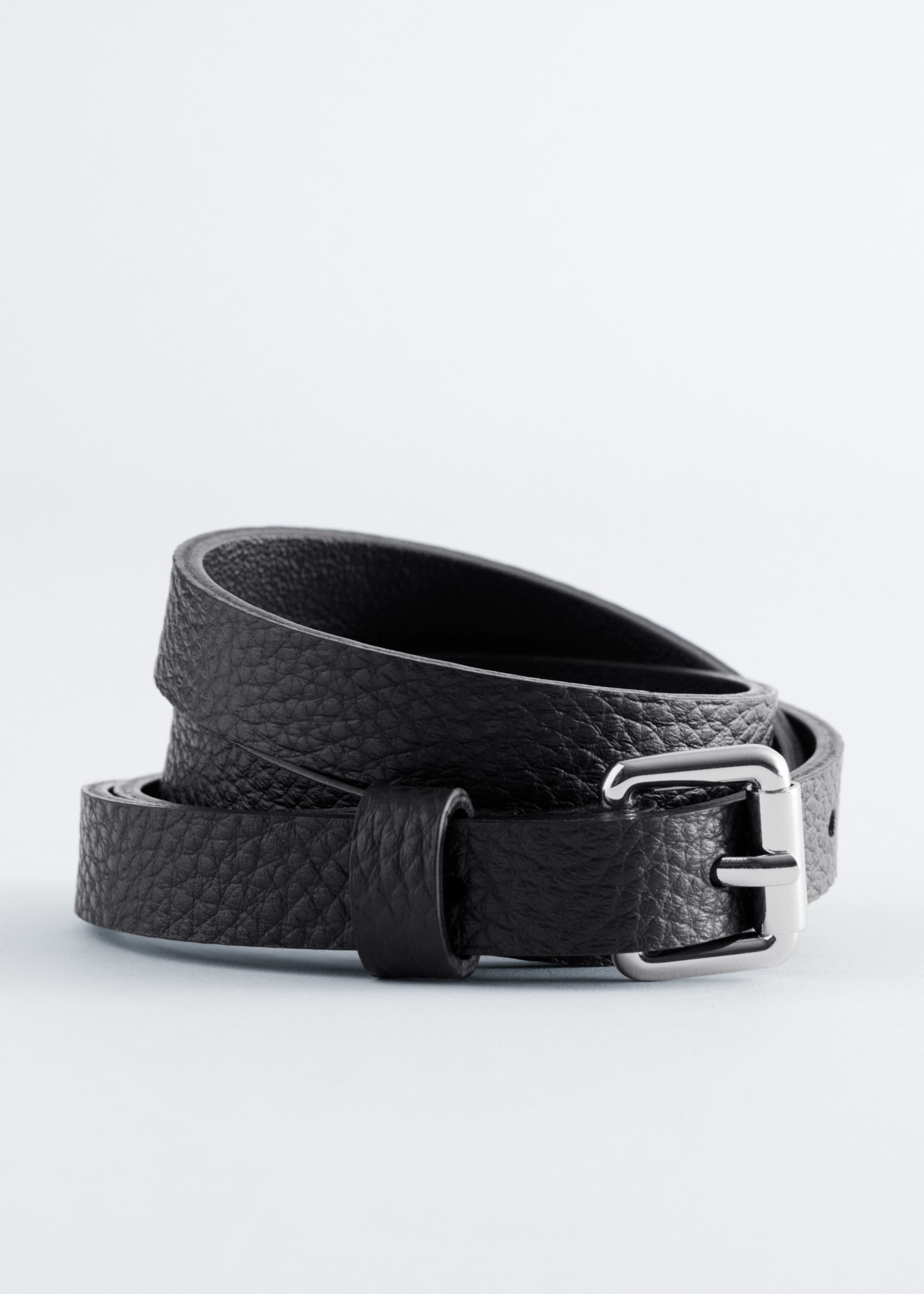 Image of Slim Leather Belt
