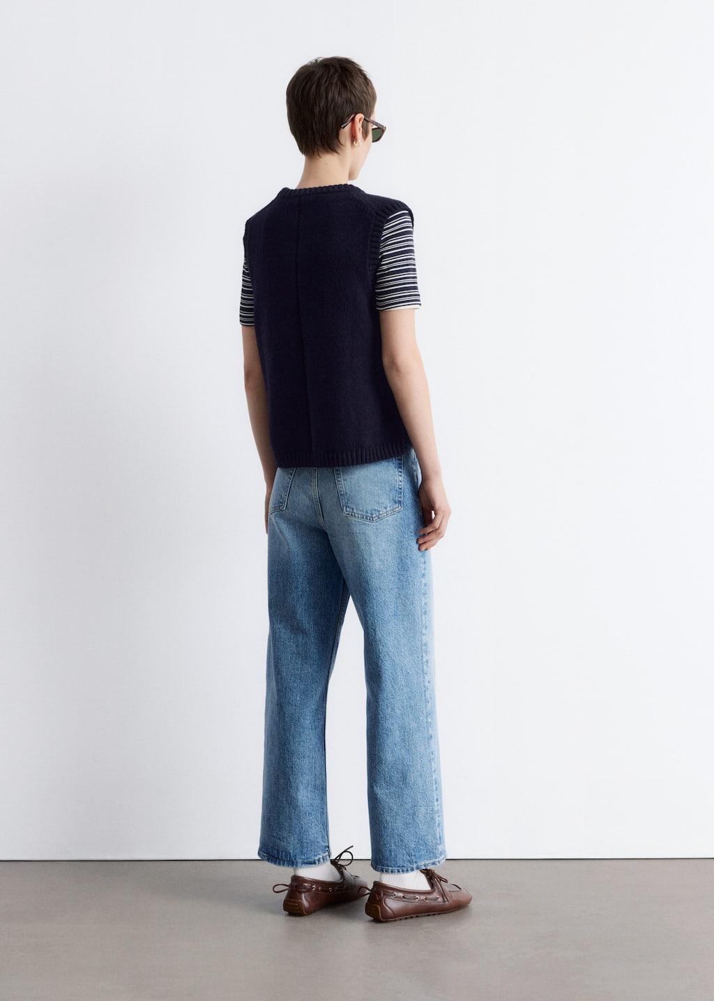 Image of Knitted Sweater Vest