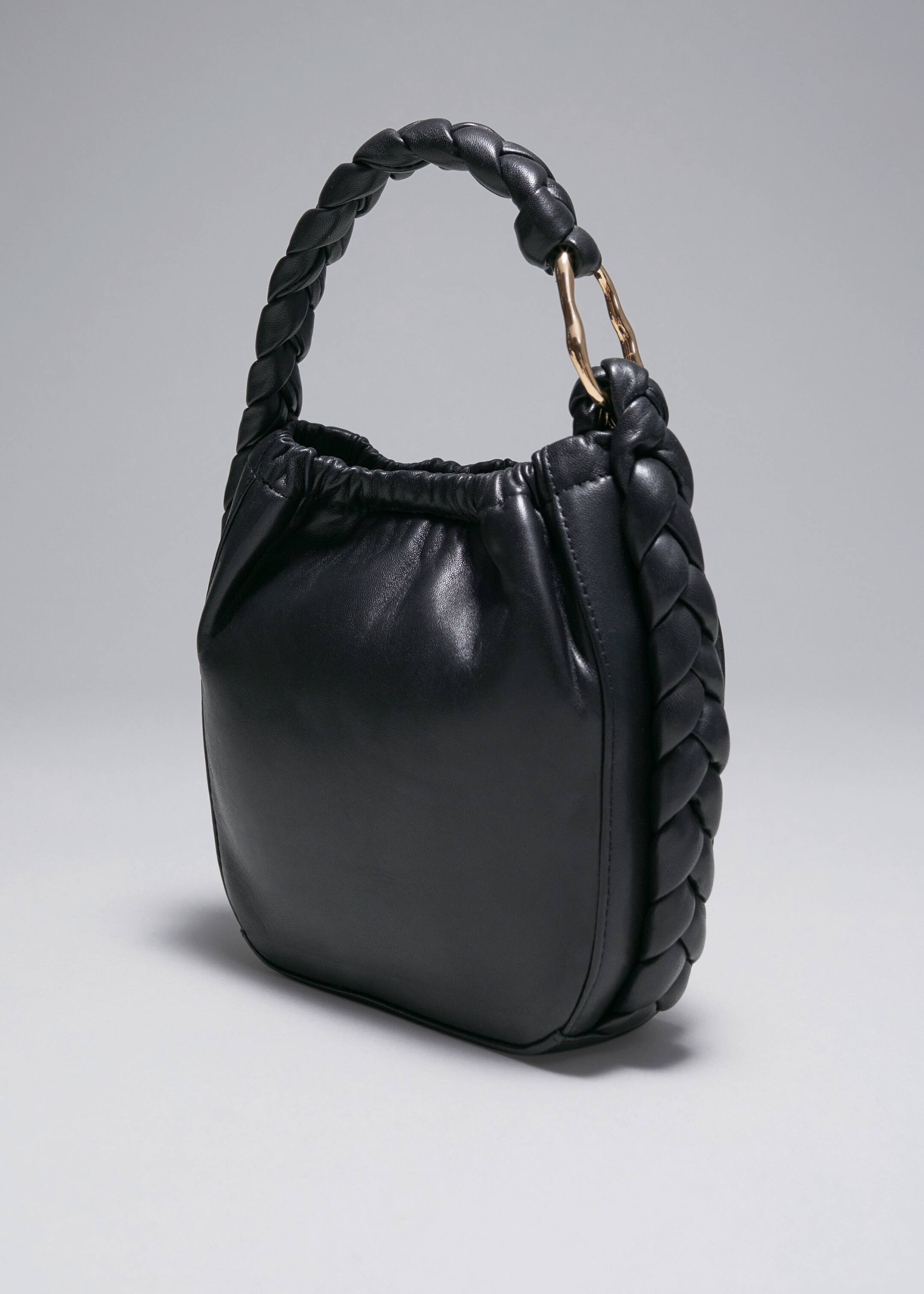 View larger image: Braided Leather Bucket Bag - Black - Ladies | H&M GB 2