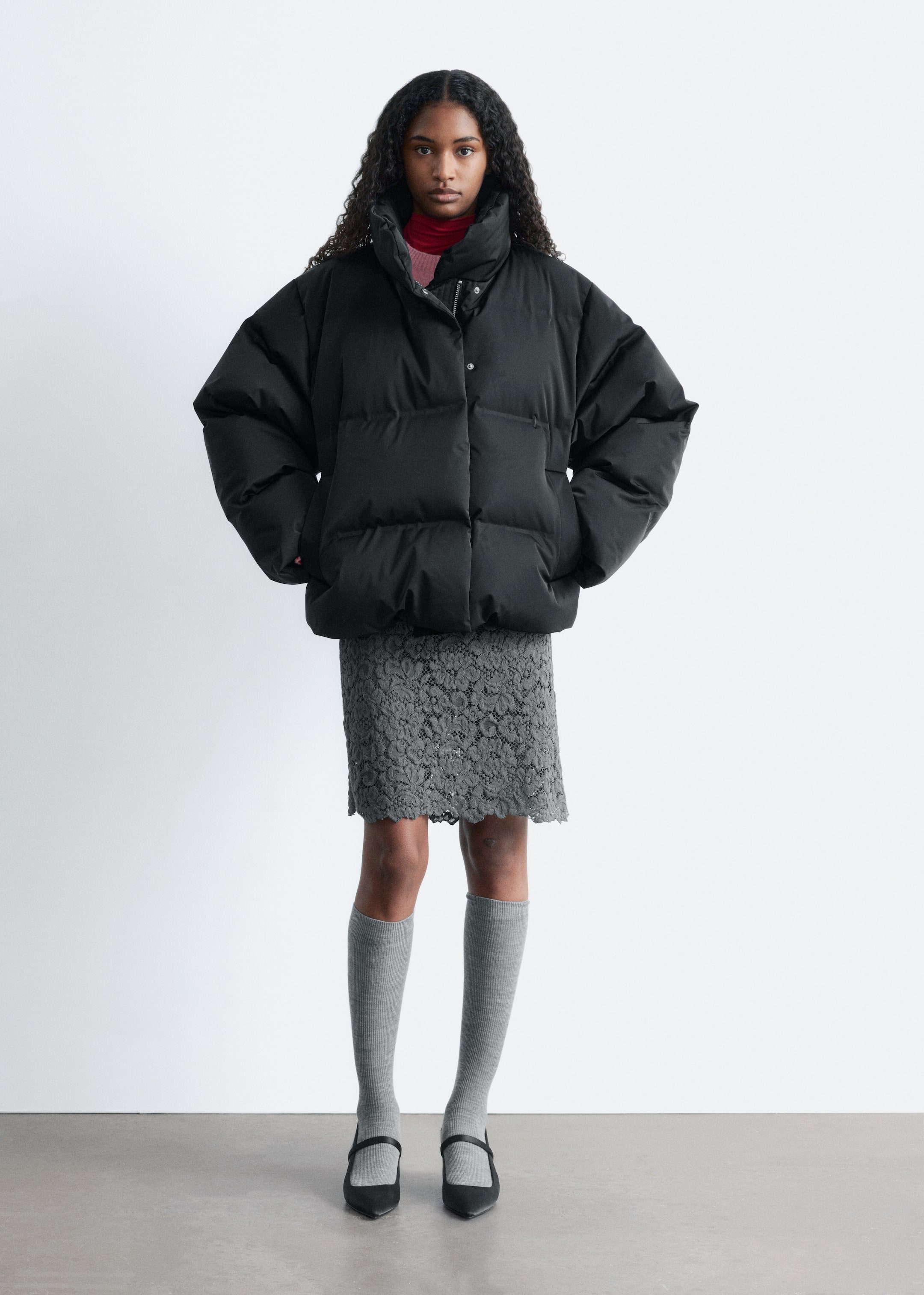 Grösseres Bild ansehen: Daunenjacke - Schwarz - DAMEN | H&M CH 2