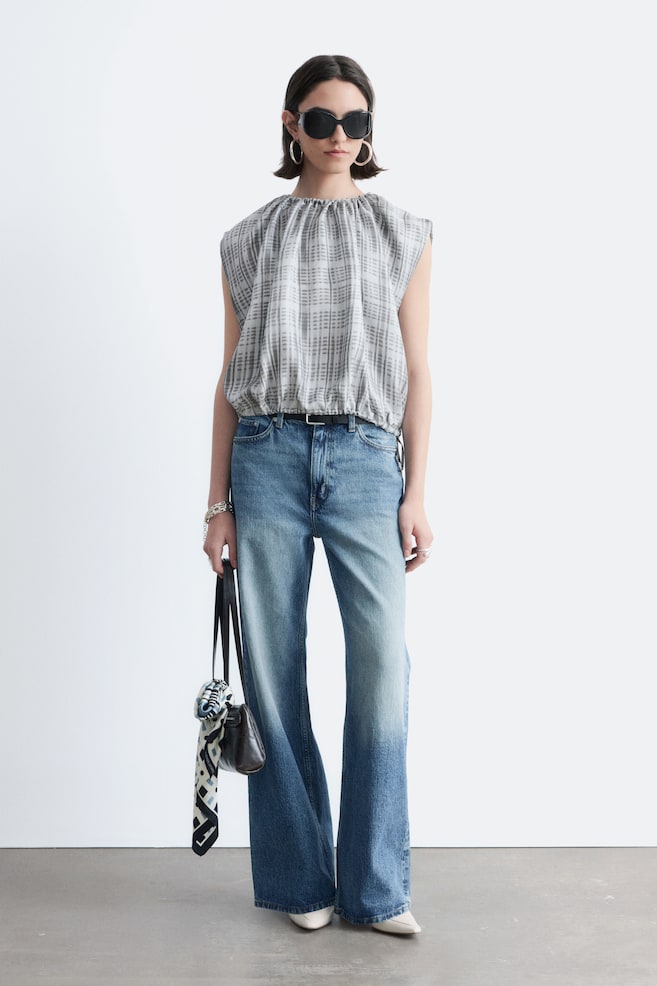 Wide-Leg Jeans - Blauw/Middenblauw/Middenblauw/Lichtblauw/Lichtblauw - 1