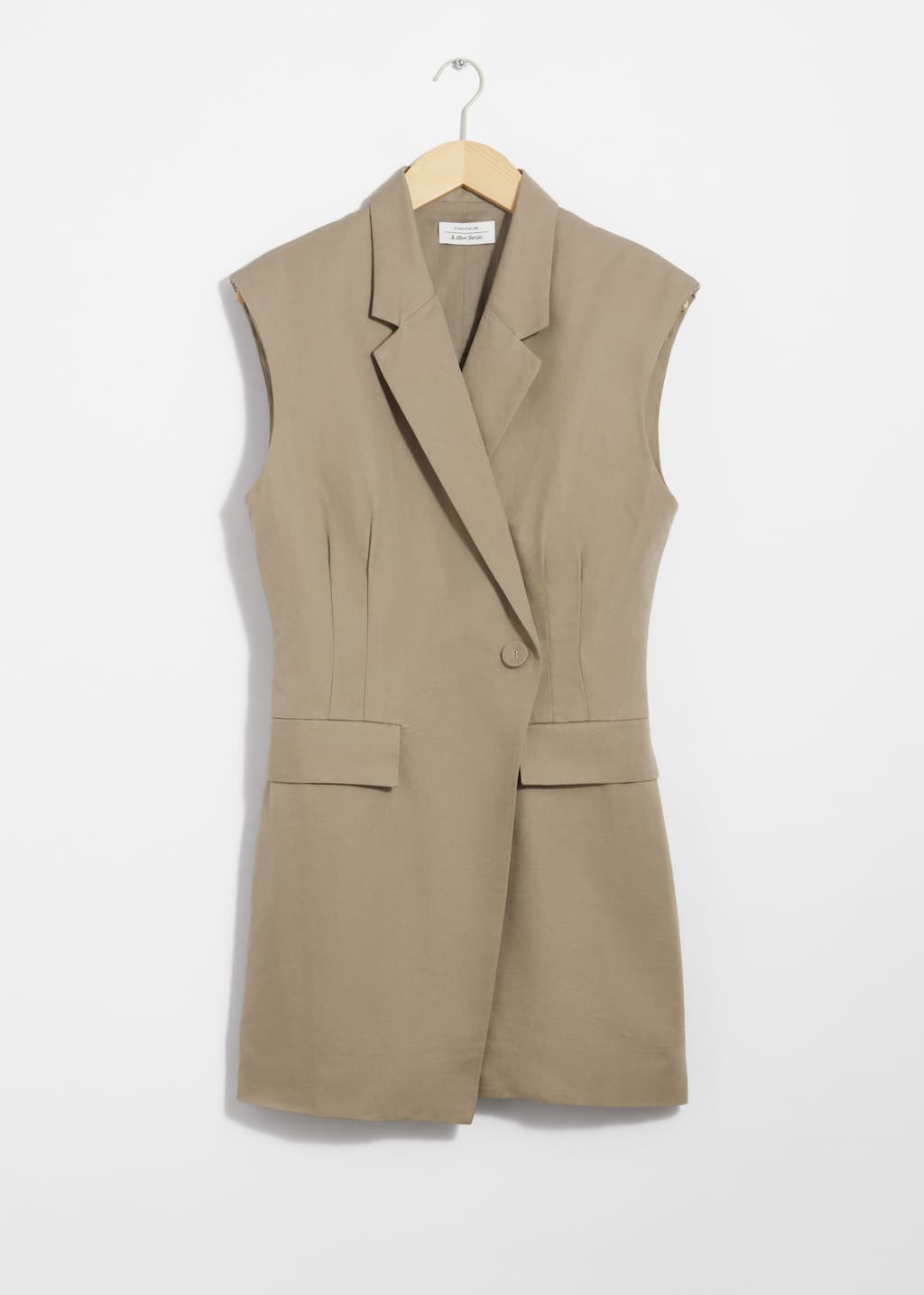 Structured Blazer Mini Dress - Mole - Still Life