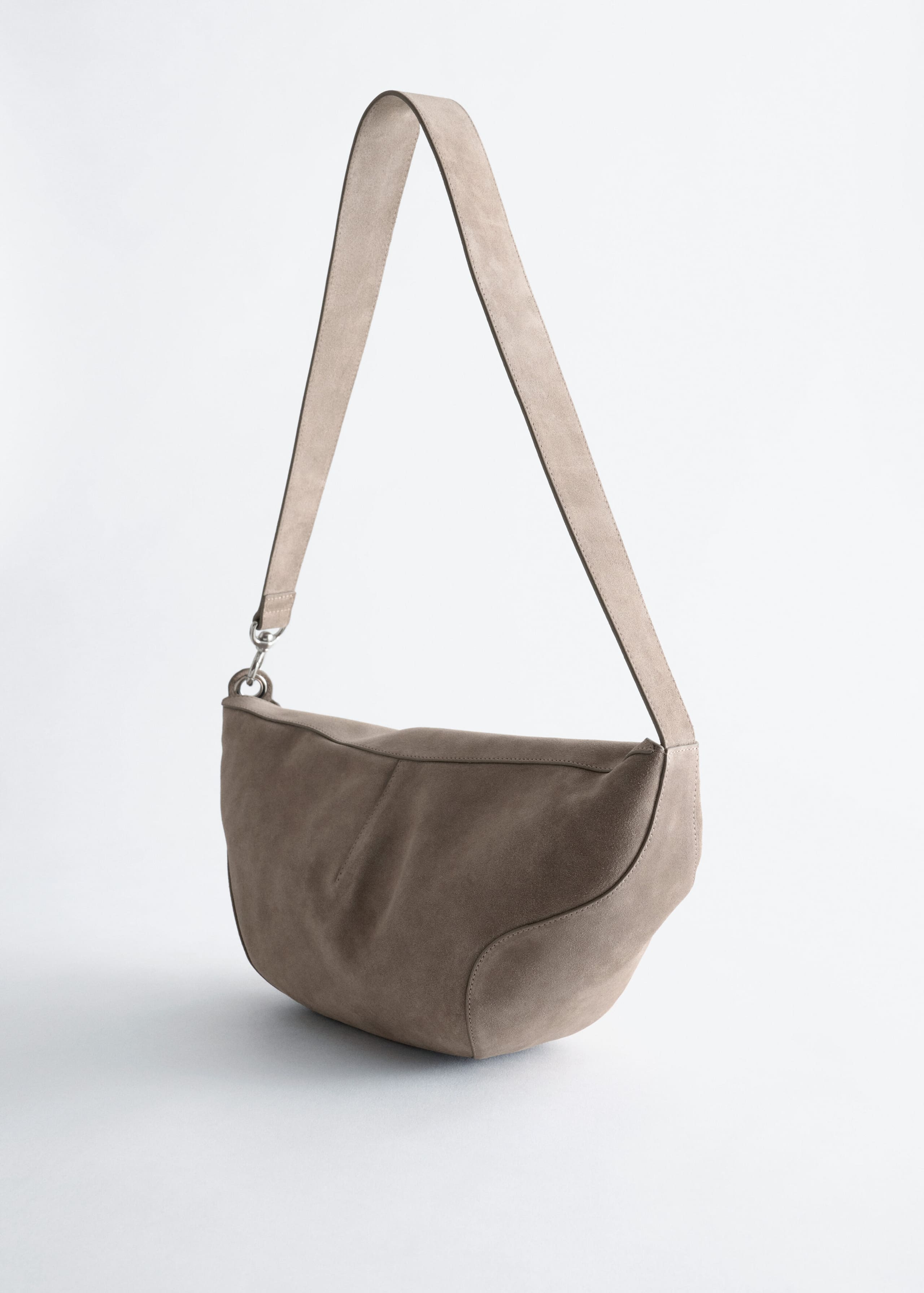 Sculptural Crossbody Bag - Light Mole - Still Life