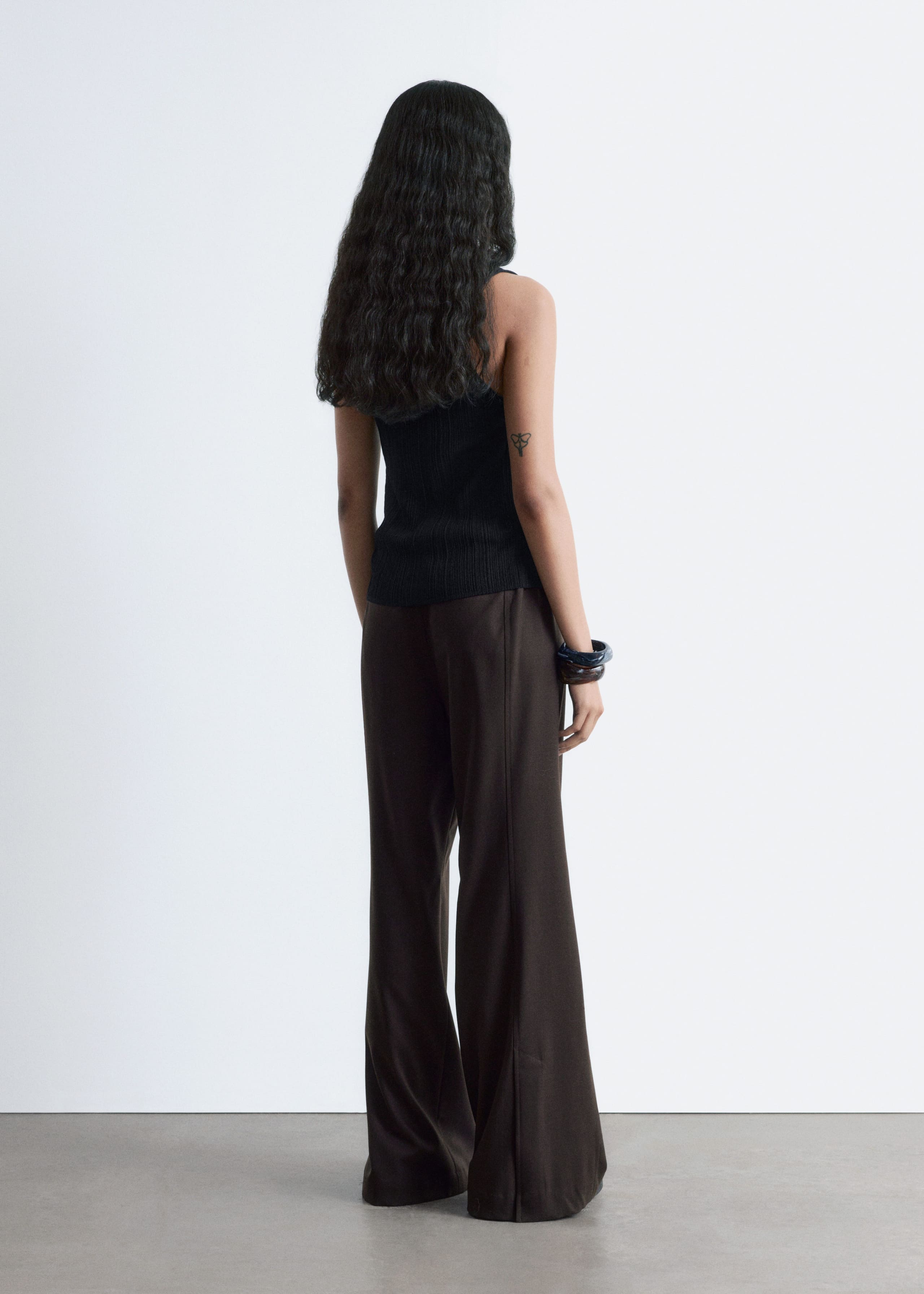 Image of Scoop-Neck Rib-Knit Tank Top