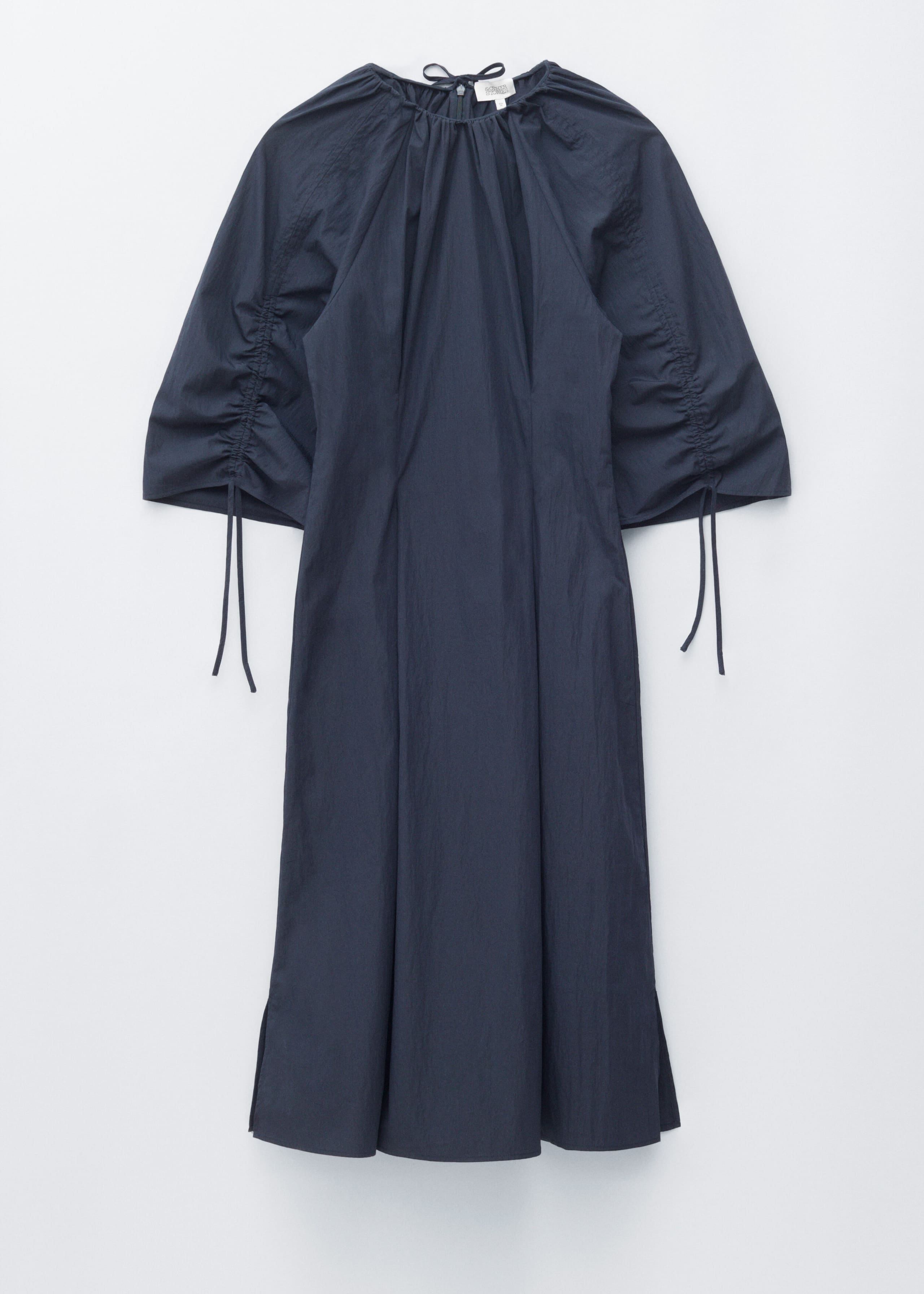 Image of Sculptural Drawstring Midi Dress