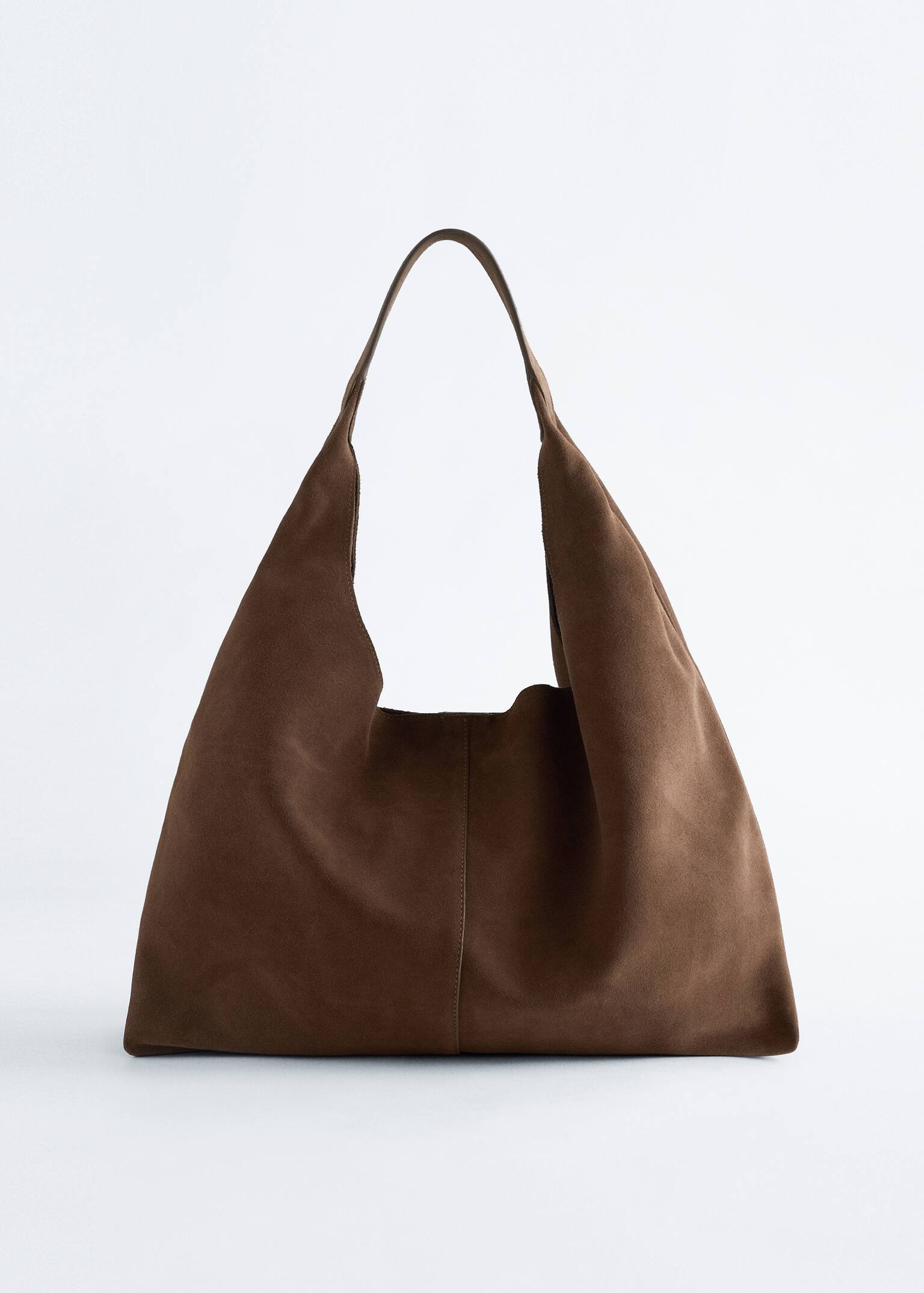 Geantă Tote Mare din Velur - Maro/Roșu închis/Dark grey/Rugină/Suede Burgund/Verde/Albastru deschis - 2
