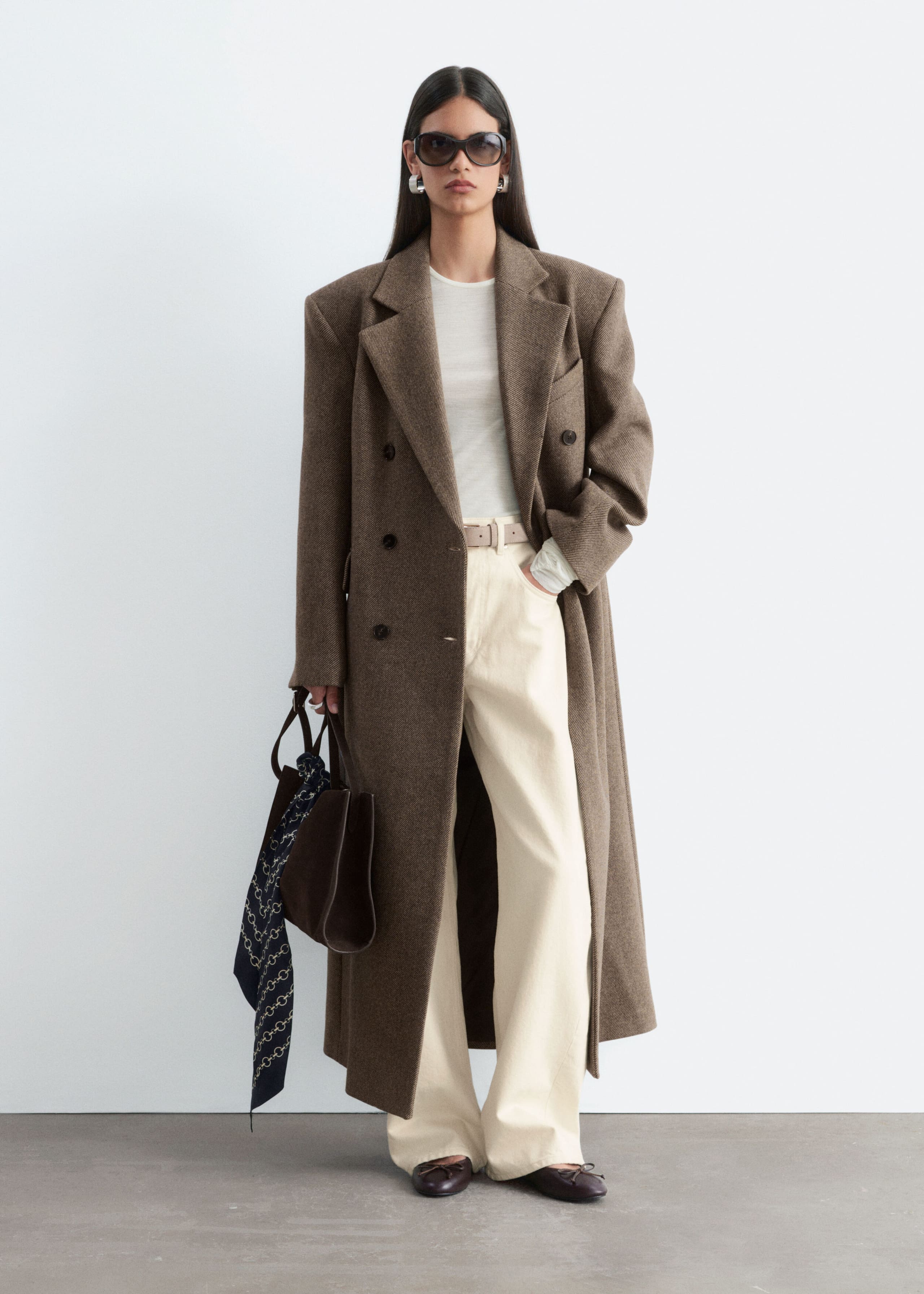 Long Wool Coat - Brown - Still Life