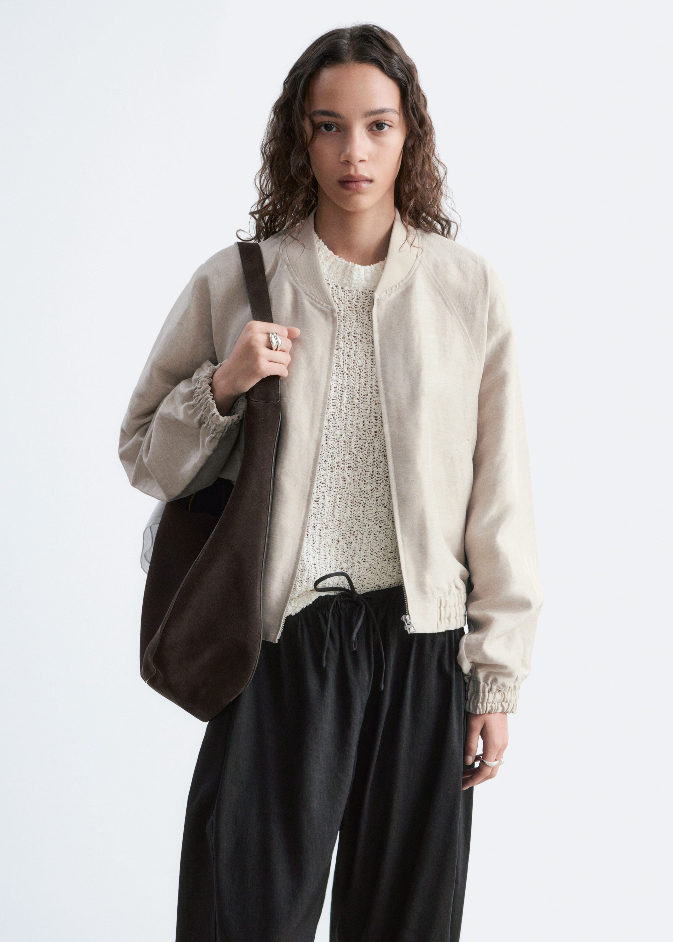 Linen-Blend Jacket - Beige - Lookbook