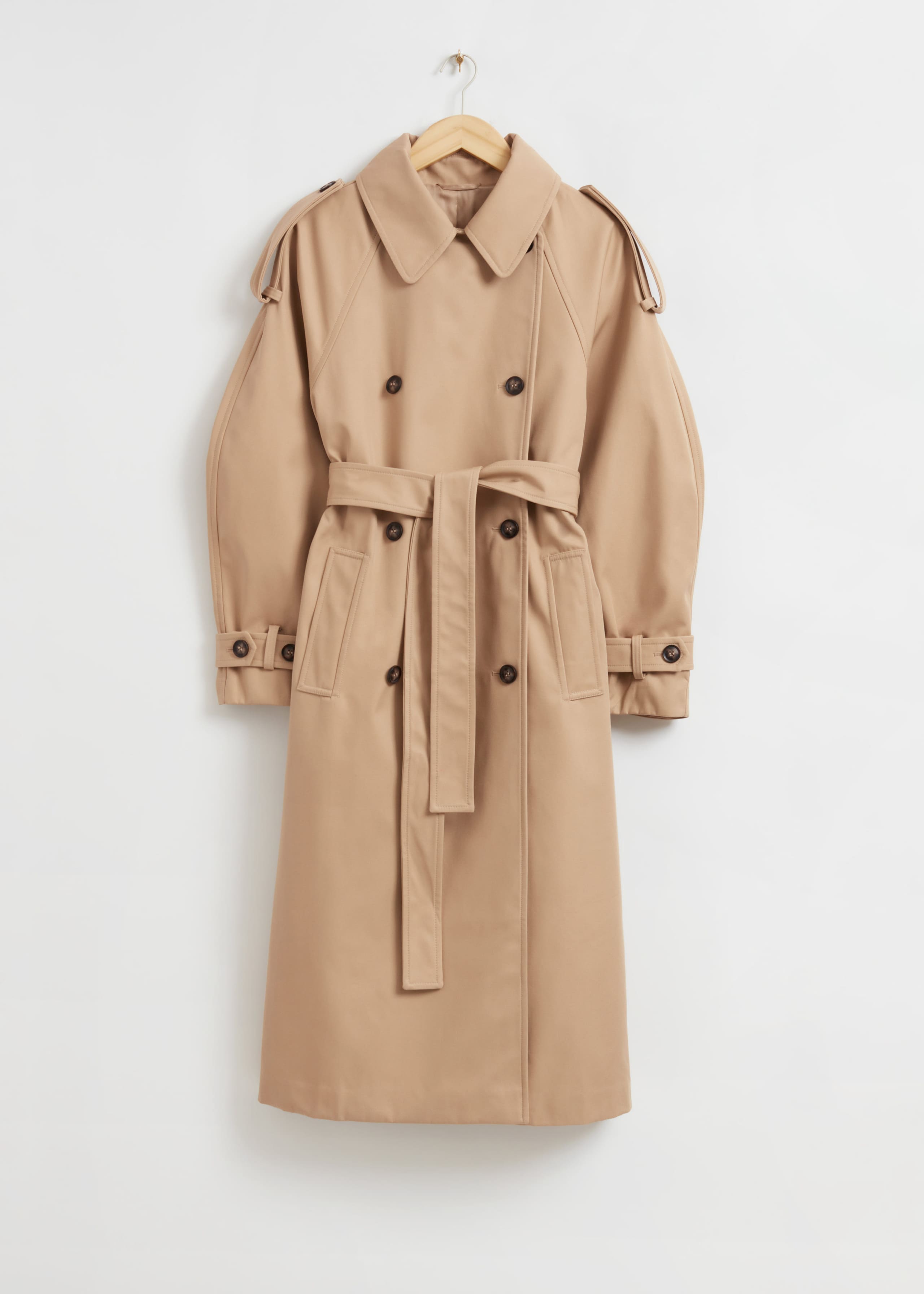 Image of Oversized Wide Sleeve Trench Coat
