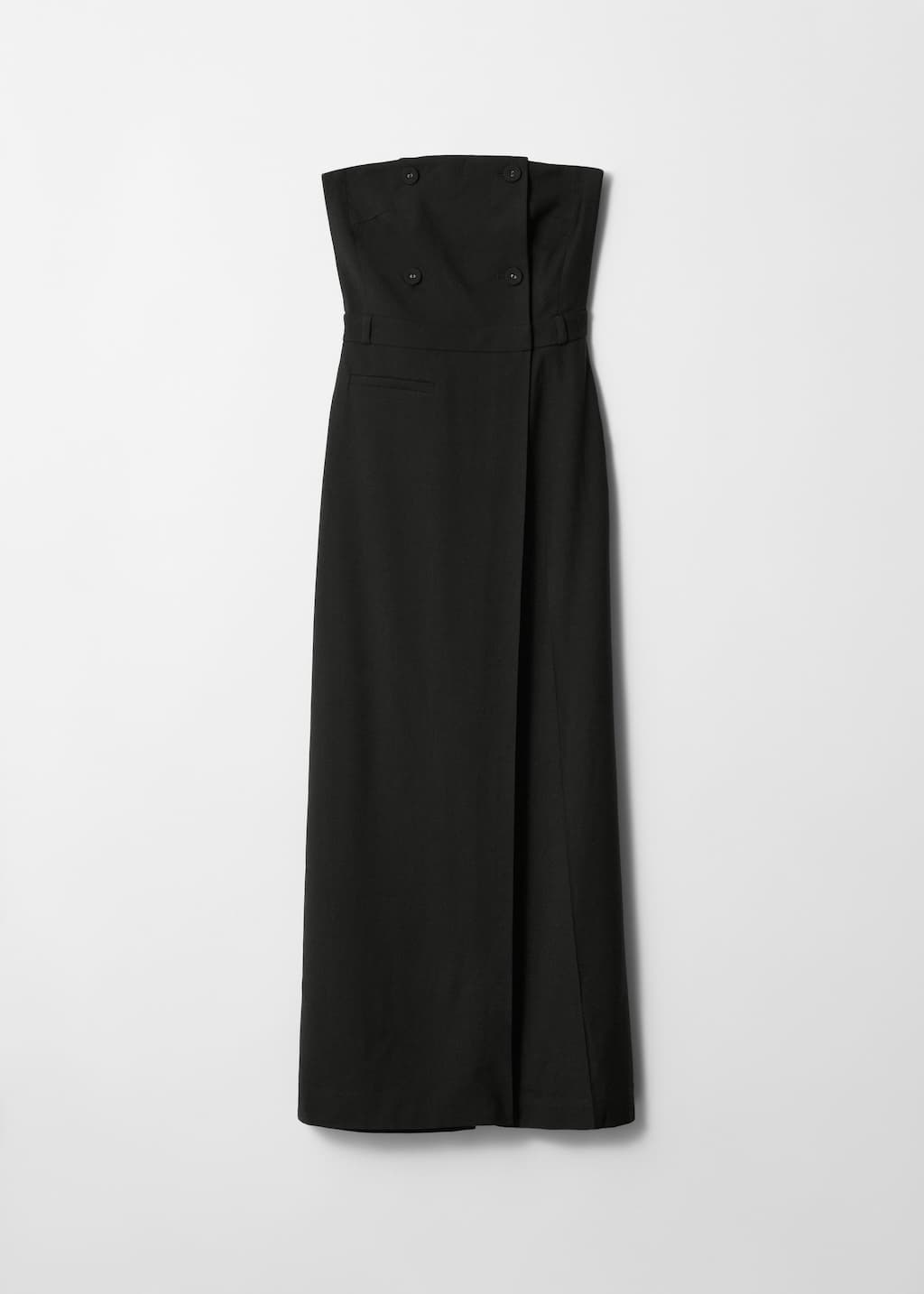 Image of Mono bustier de doble botonadura