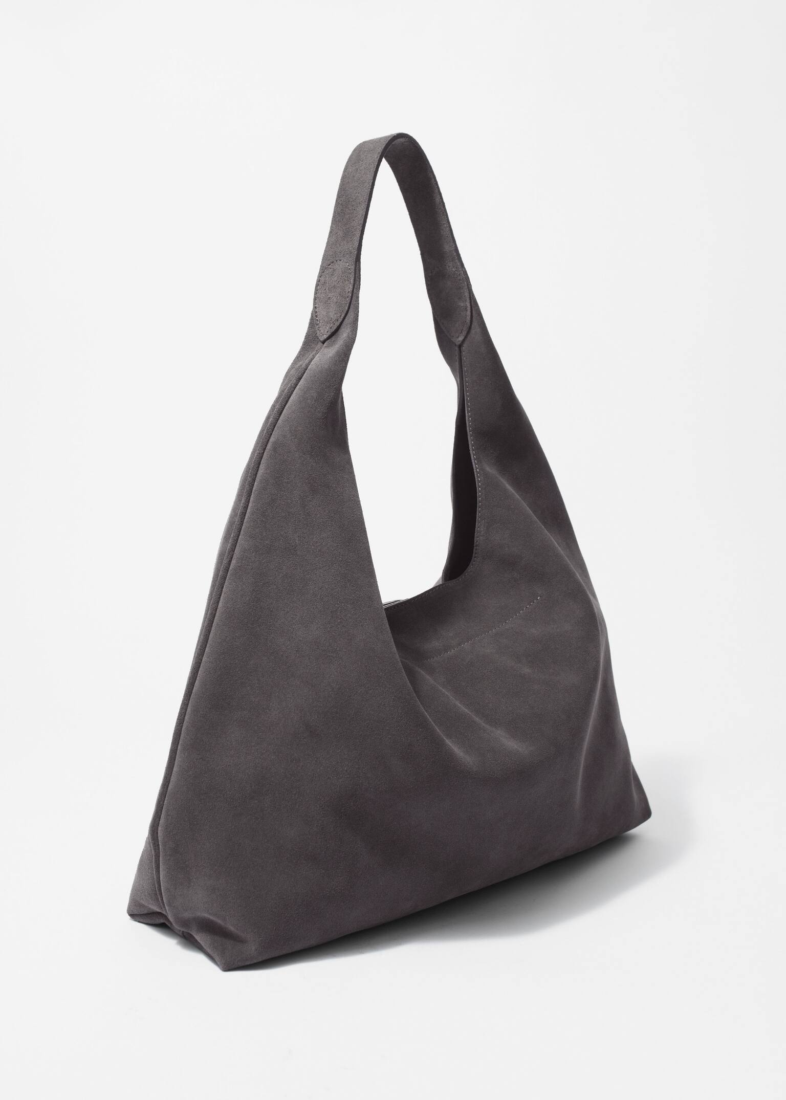 Geantă Tote Mare din Velur - Dark grey/Maro/Roșu închis/Rugină/Suede Burgund/Verde/Albastru deschis - 3
