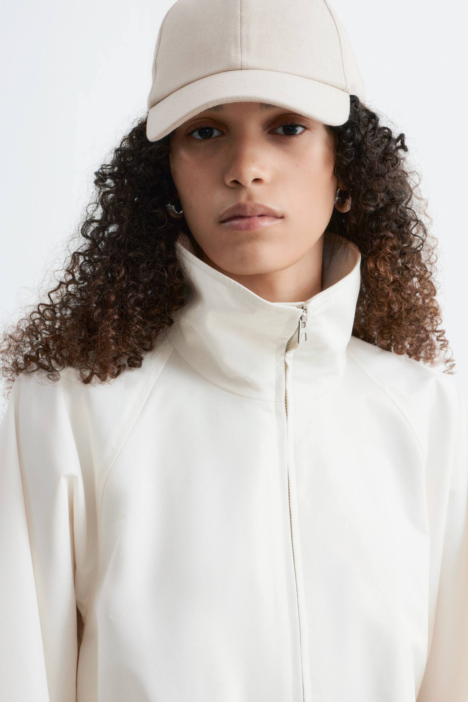 Bavlna-ľanová Šiltovka-Ecru - 4