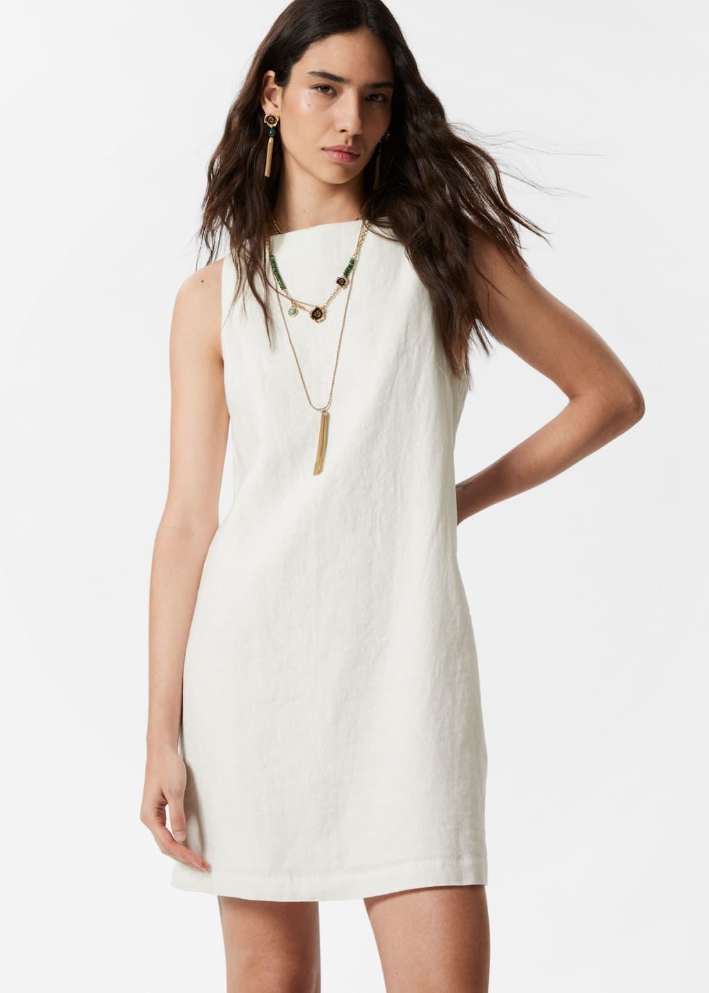 Image of Linen Mini Dress