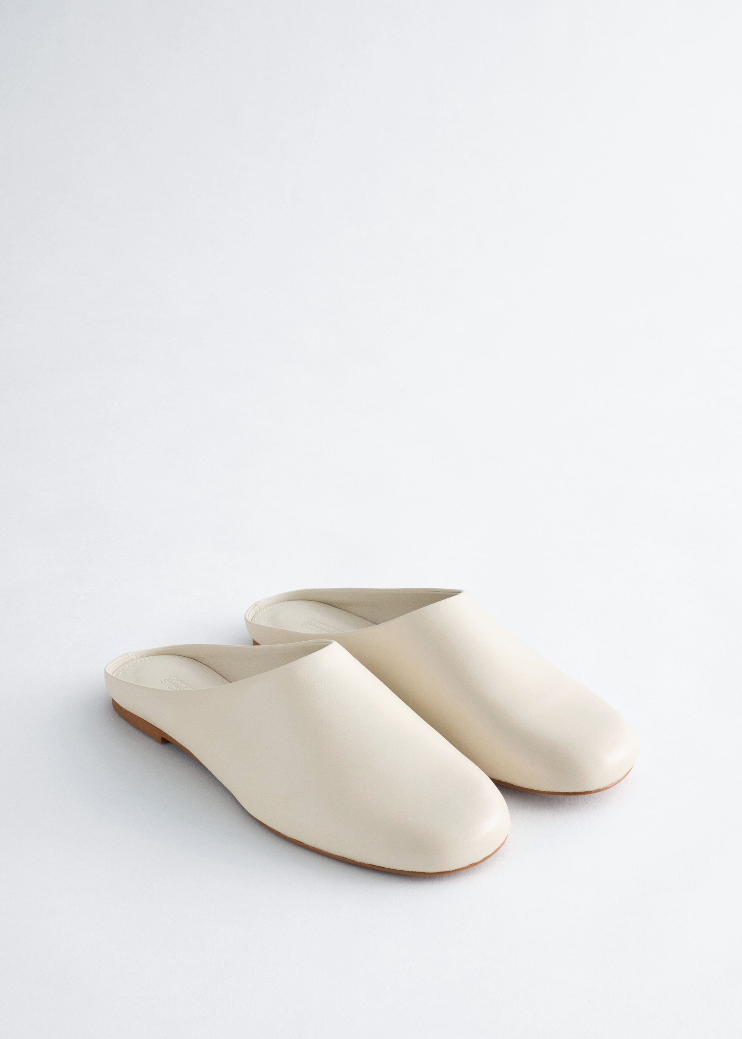 Mules slip on in pelle - Nero - Natura morta