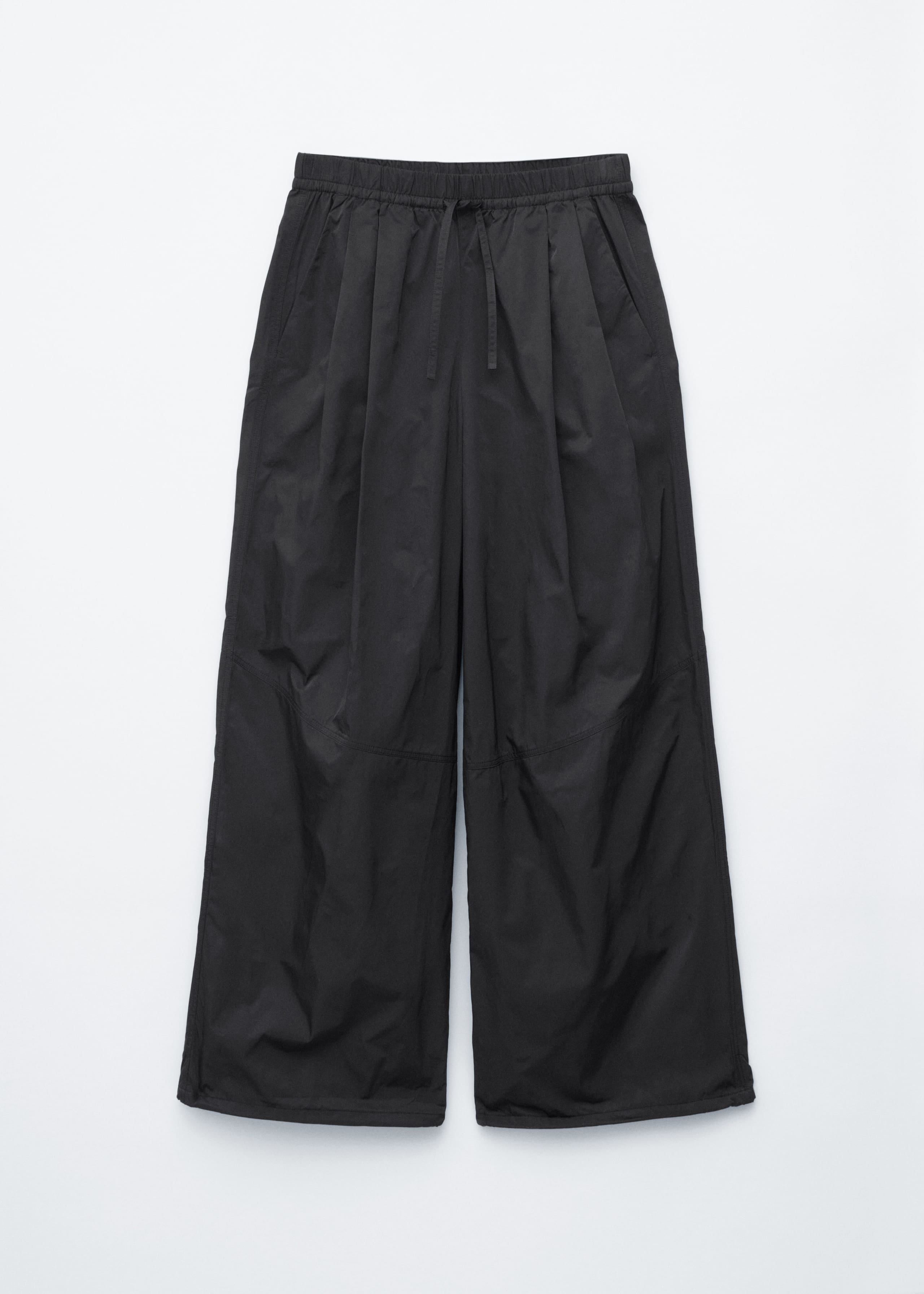 Image of Drawstring Barrel Leg Trousers