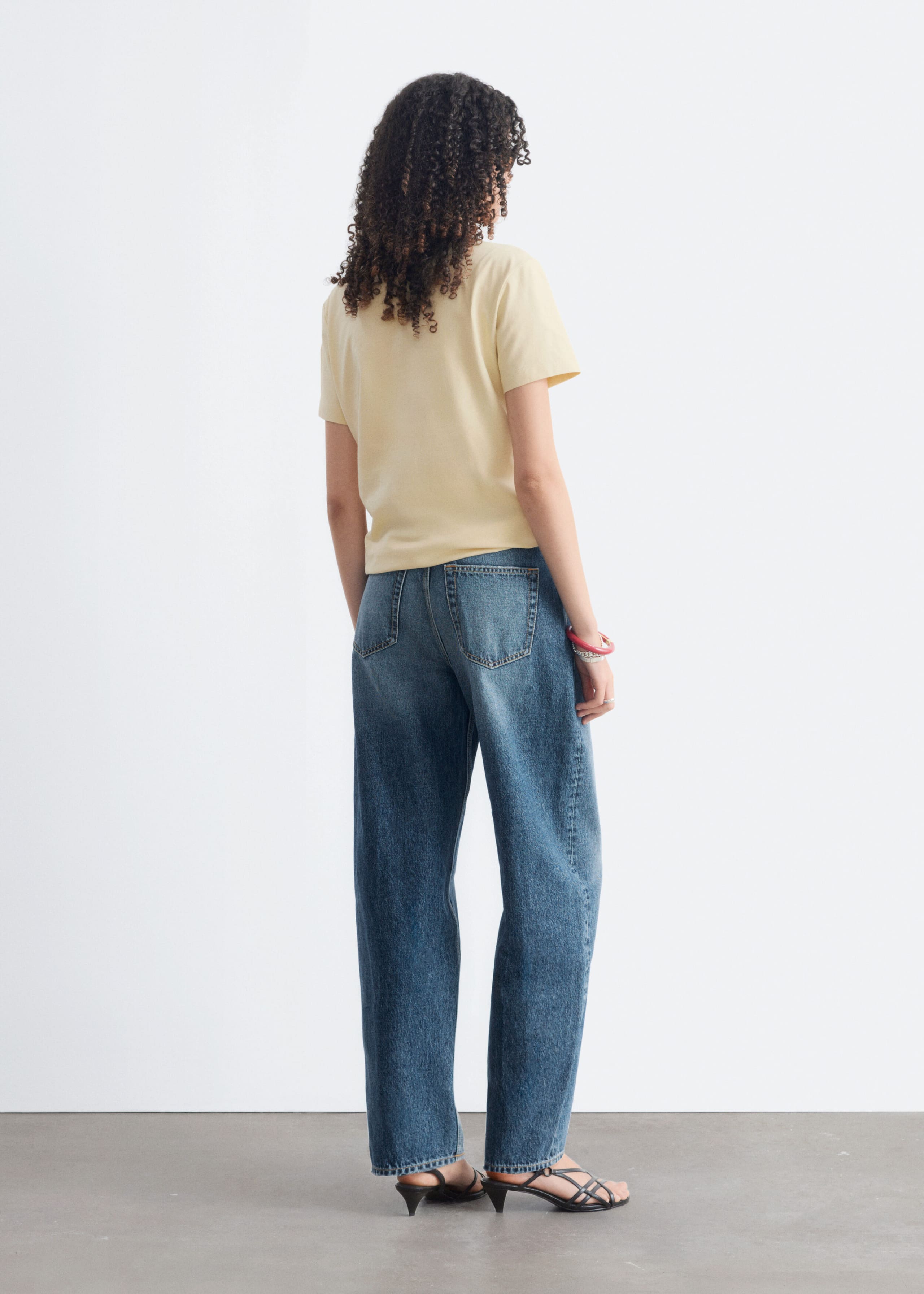 Cotton Crew-Neck T-Shirt - Vanilla - Still Life