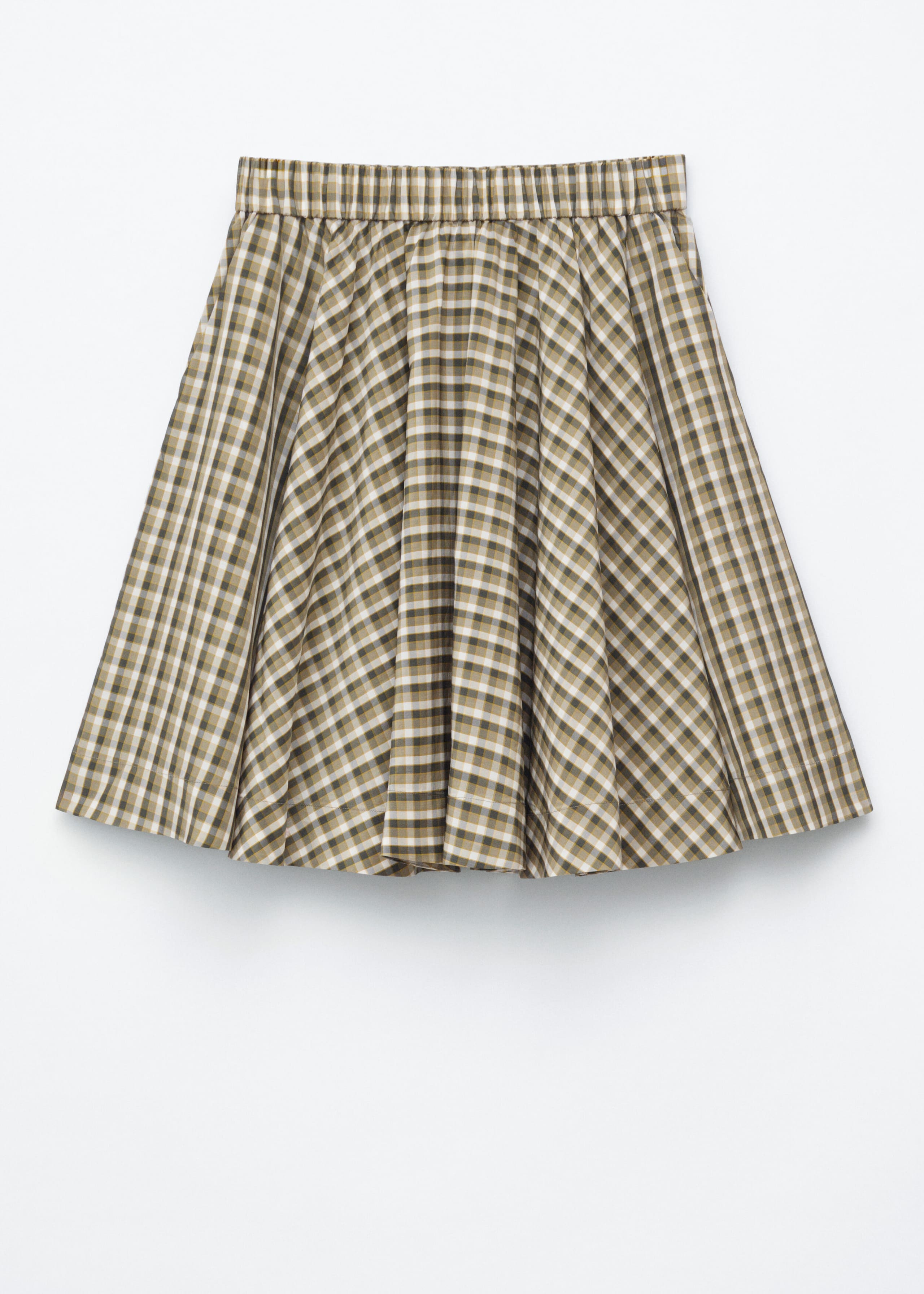 Relaxed Skirt - Green/Checked - Still Life
