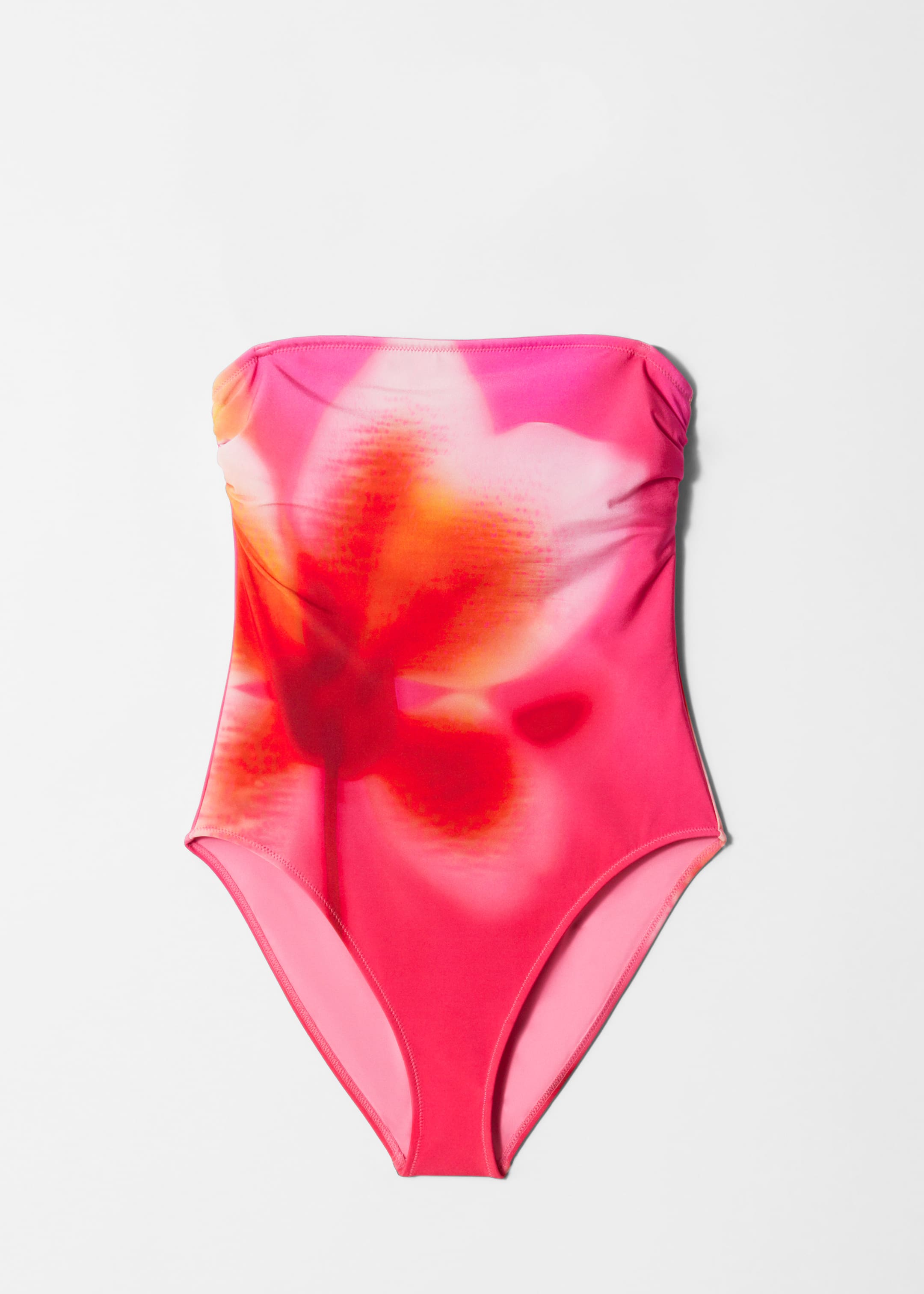 Visualizza immagine più grande: Costume da bagno con spalline e scollo dritto - Motivo floreale rosa - DONNA | H&M IT 6