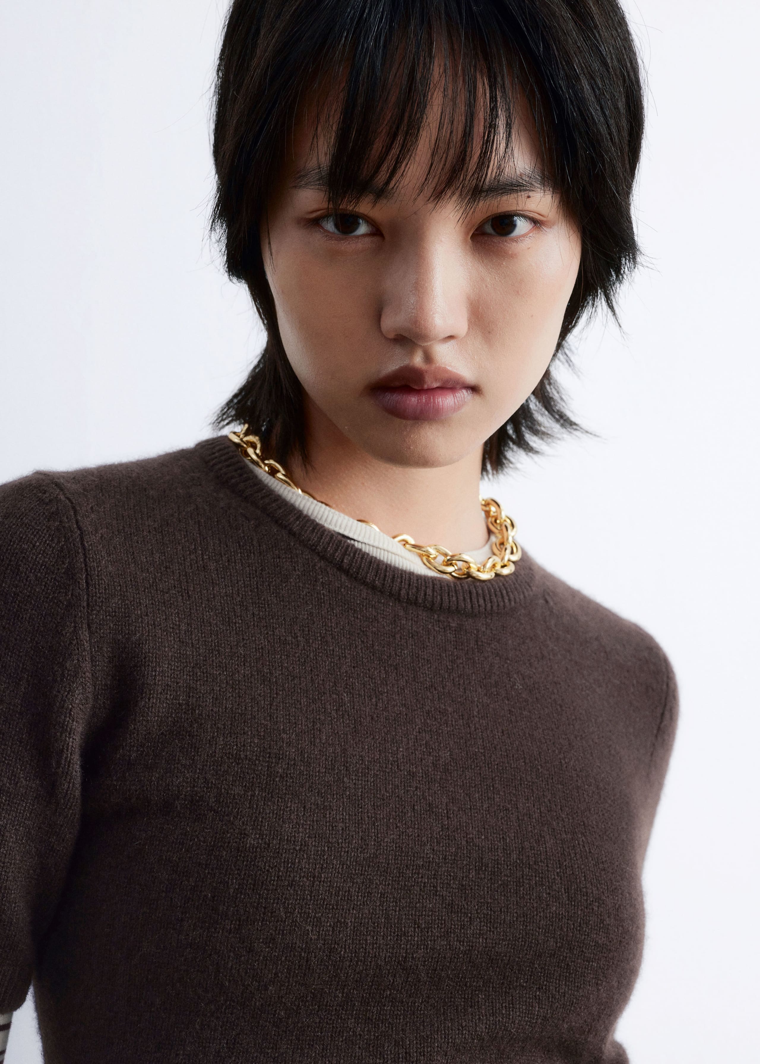Image of Knitted Cashmere T-shirt