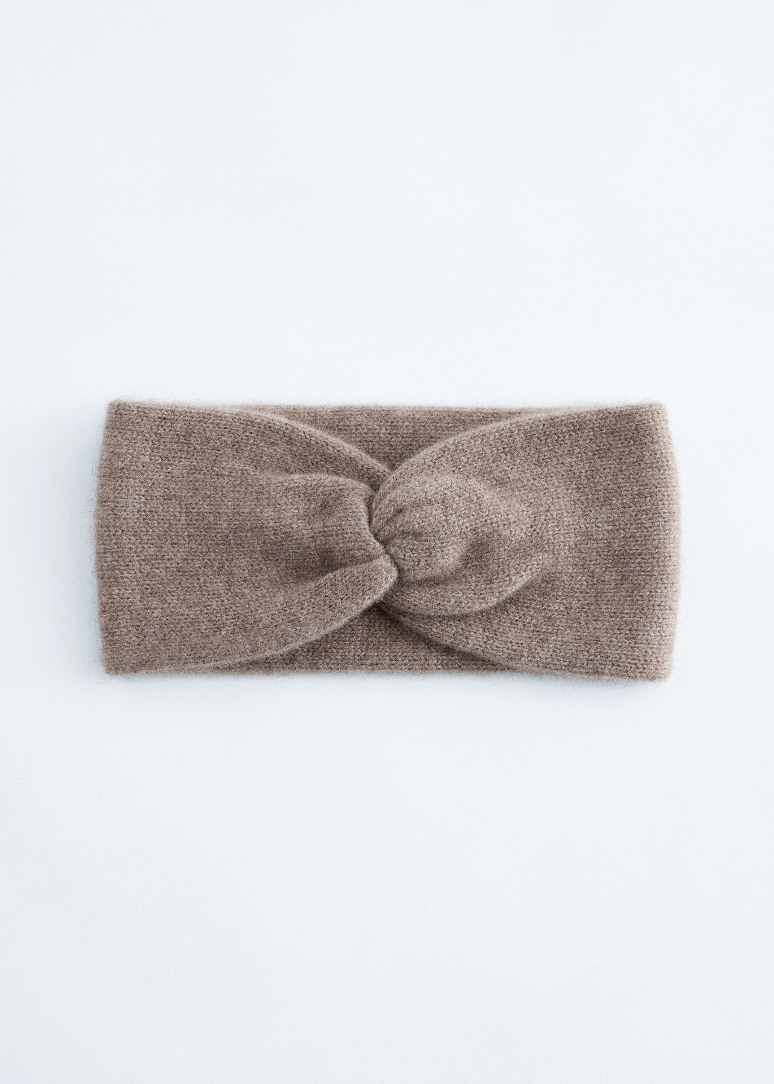 Hat Attack Ivory Twist Front Cashmere Headband NWT Twist-Front Cashmere Headband - Beige - & Other Stories US main image 4