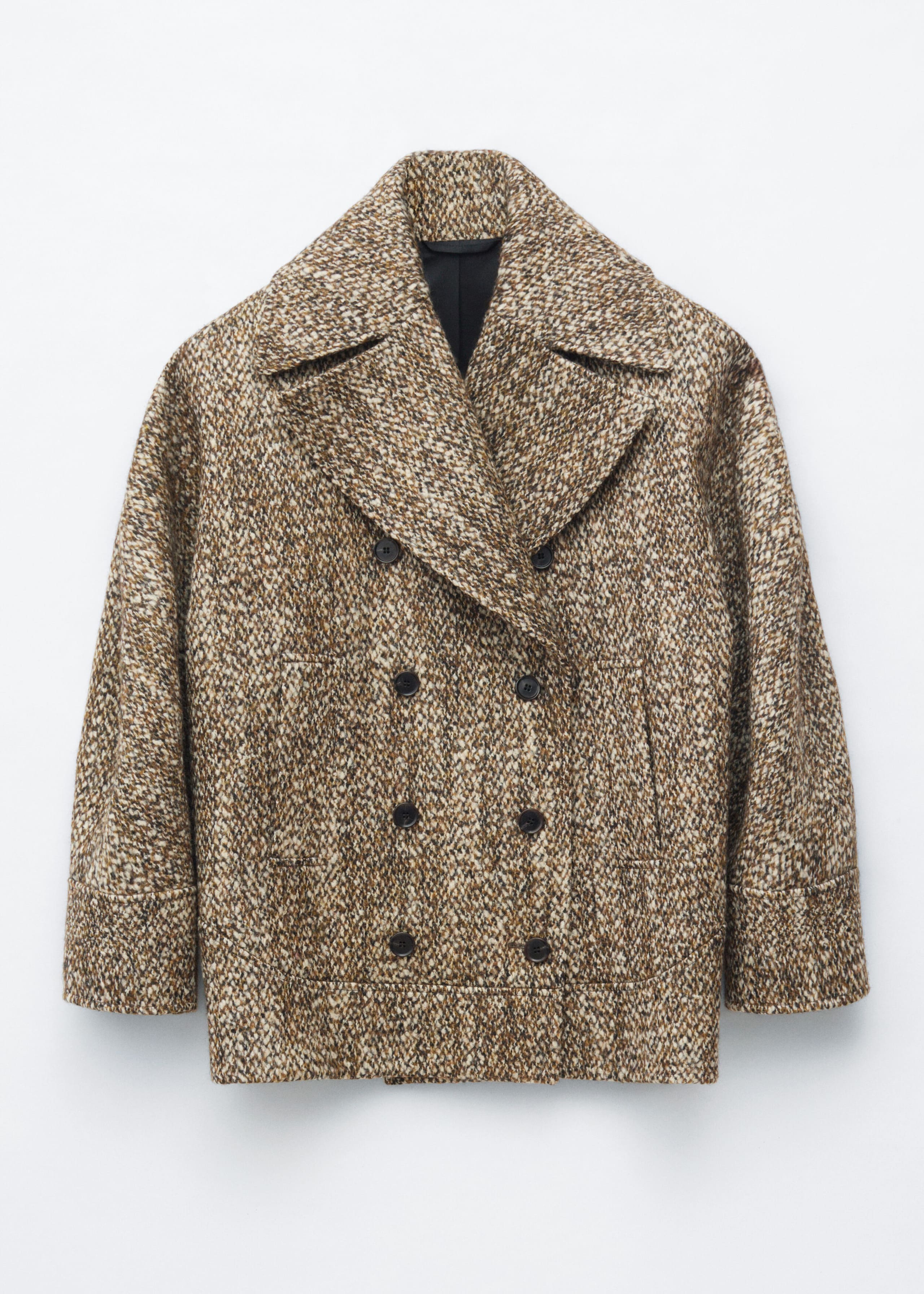 Oversized Peacoat - Beige - Still Life