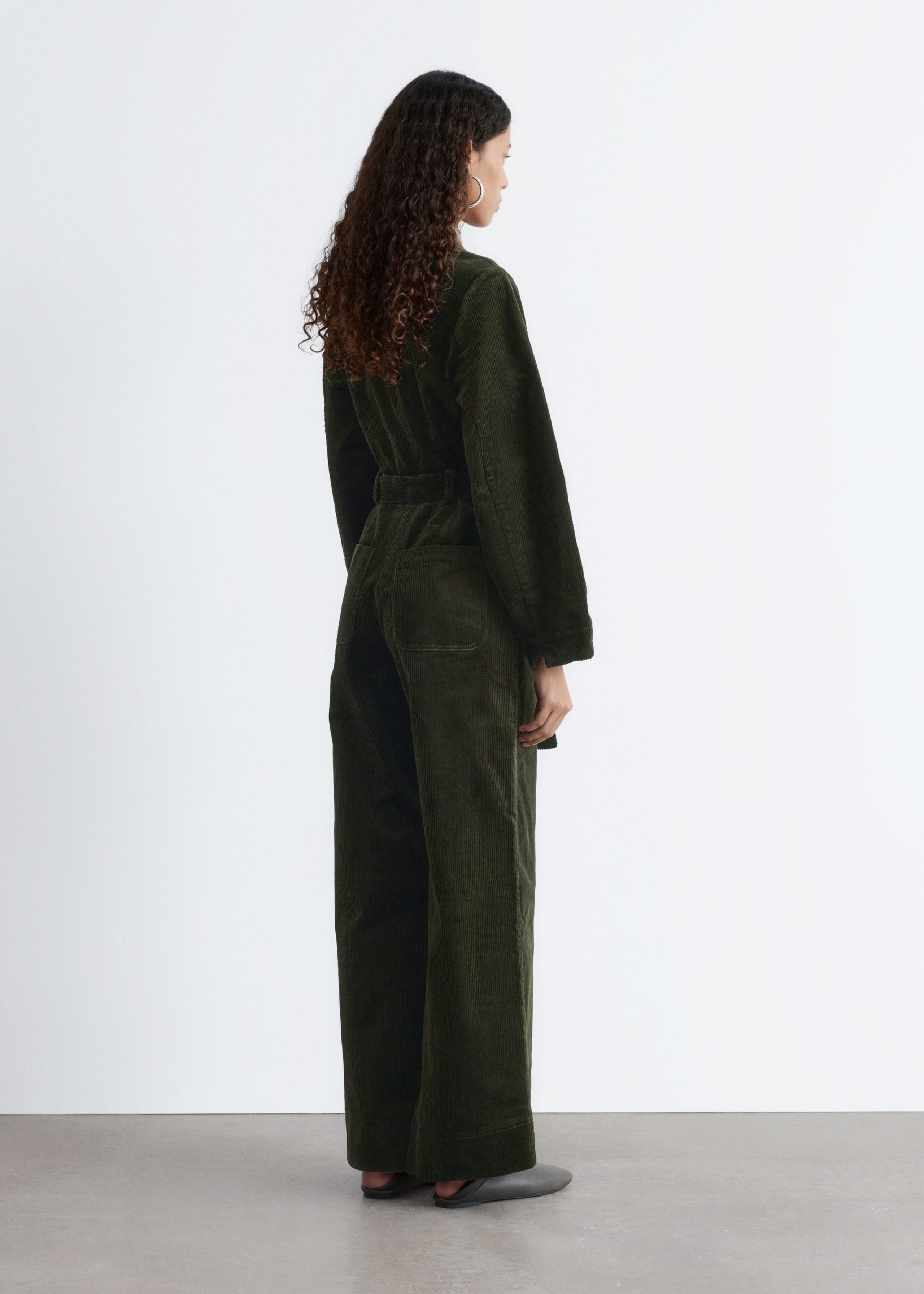 Image of Cord-Jumpsuit mit Gürtel