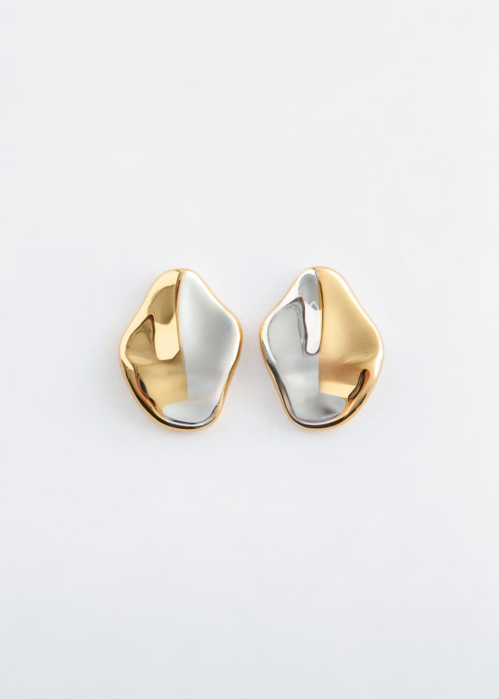 Image of Two-Toned Plate Earrings