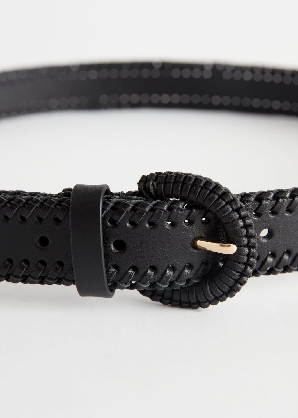 Braided Leather Belt - {{variantName}} - Descriptive Detail