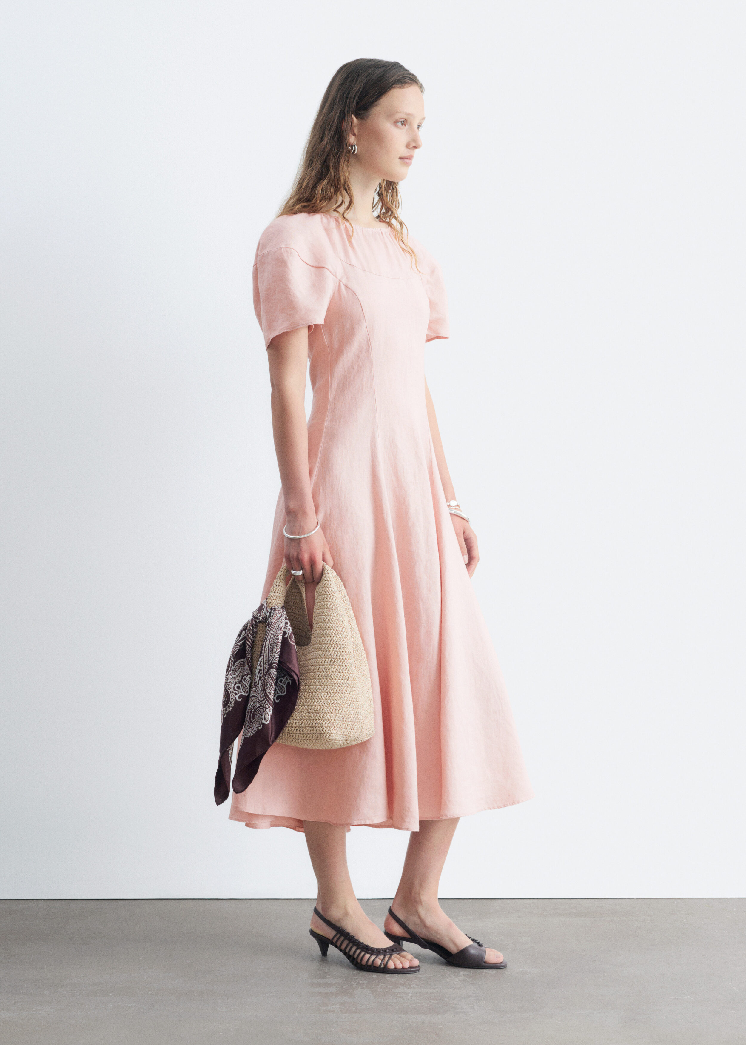Pointelle-Knit Midi Dress - Pink - & Other Stories US