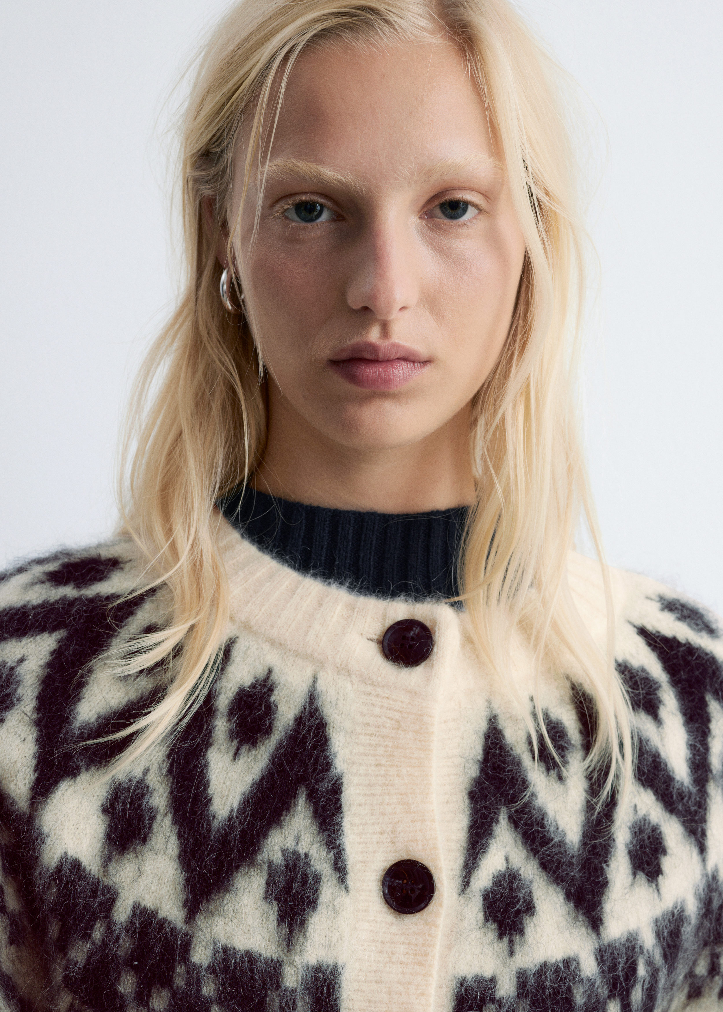 Asymmetric Cardigan - White - Cardigans - & Other Stories US