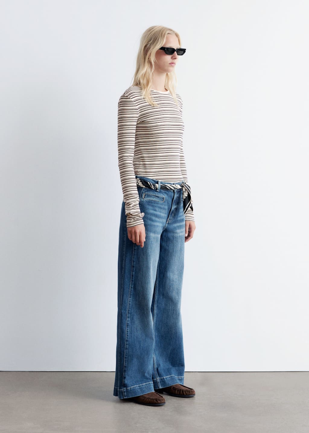 Image of Regular Wide-Leg Jeans