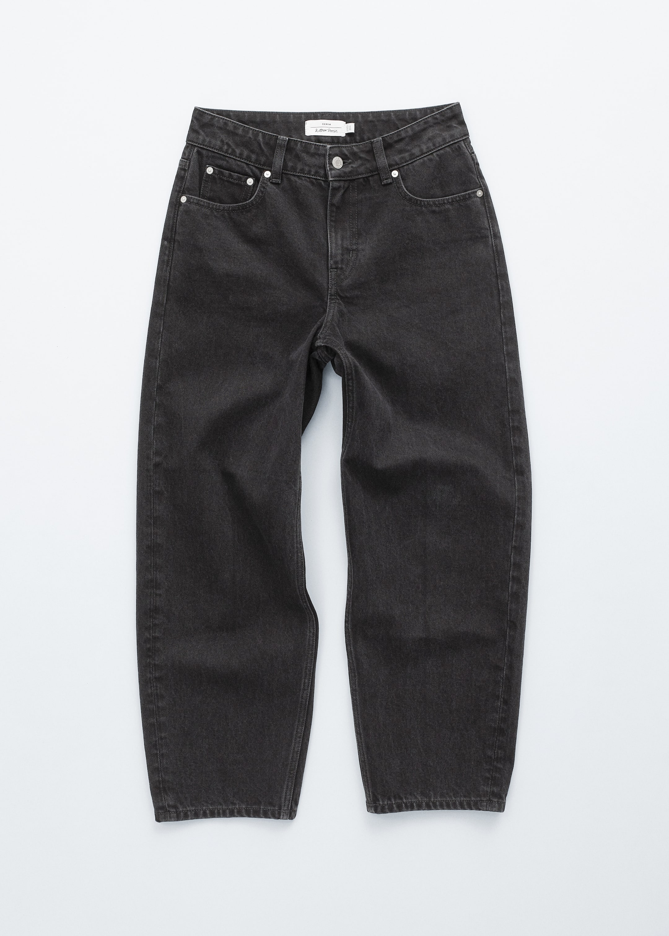 Zobacz większy obraz: Tapered Jeans - Czarny - ONA | H&M PL 6