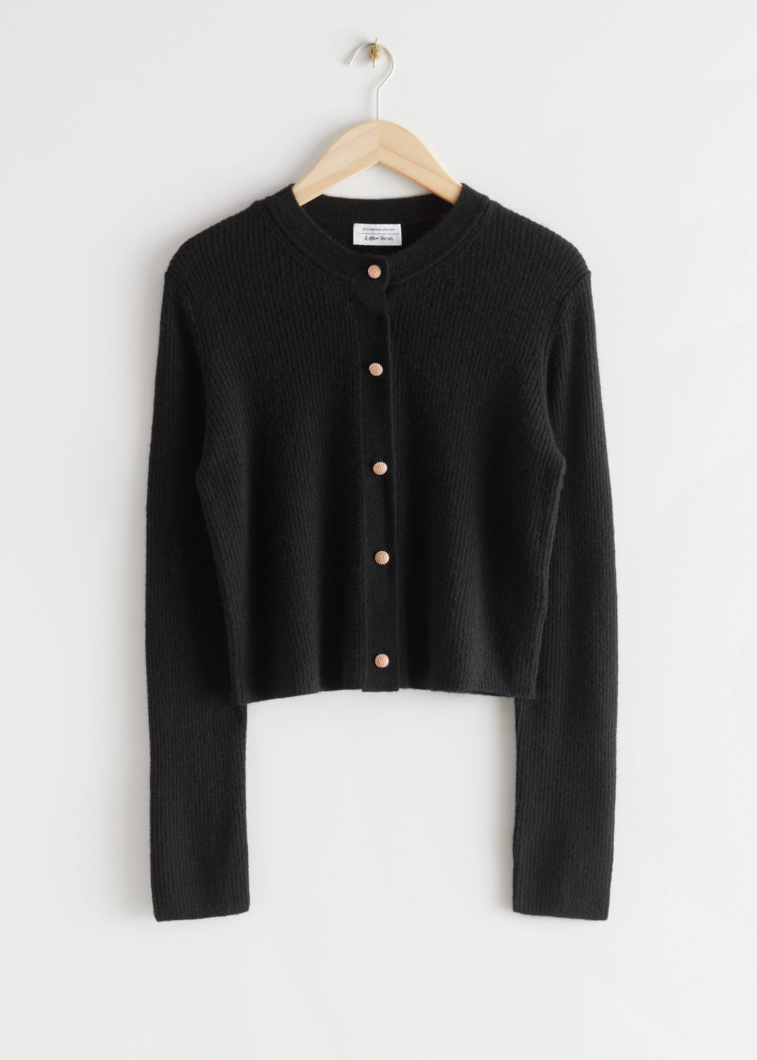 Boxy Knit Cardigan - Yellow - Still Life