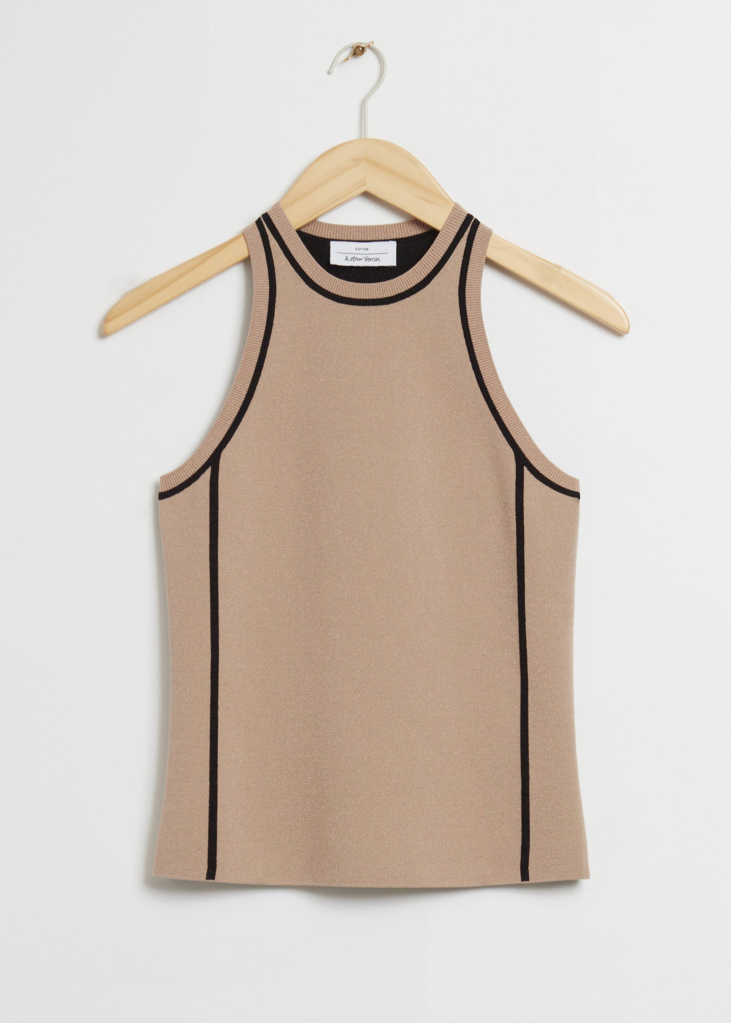 Slim Tank Top - Beige Contrast - Still Life