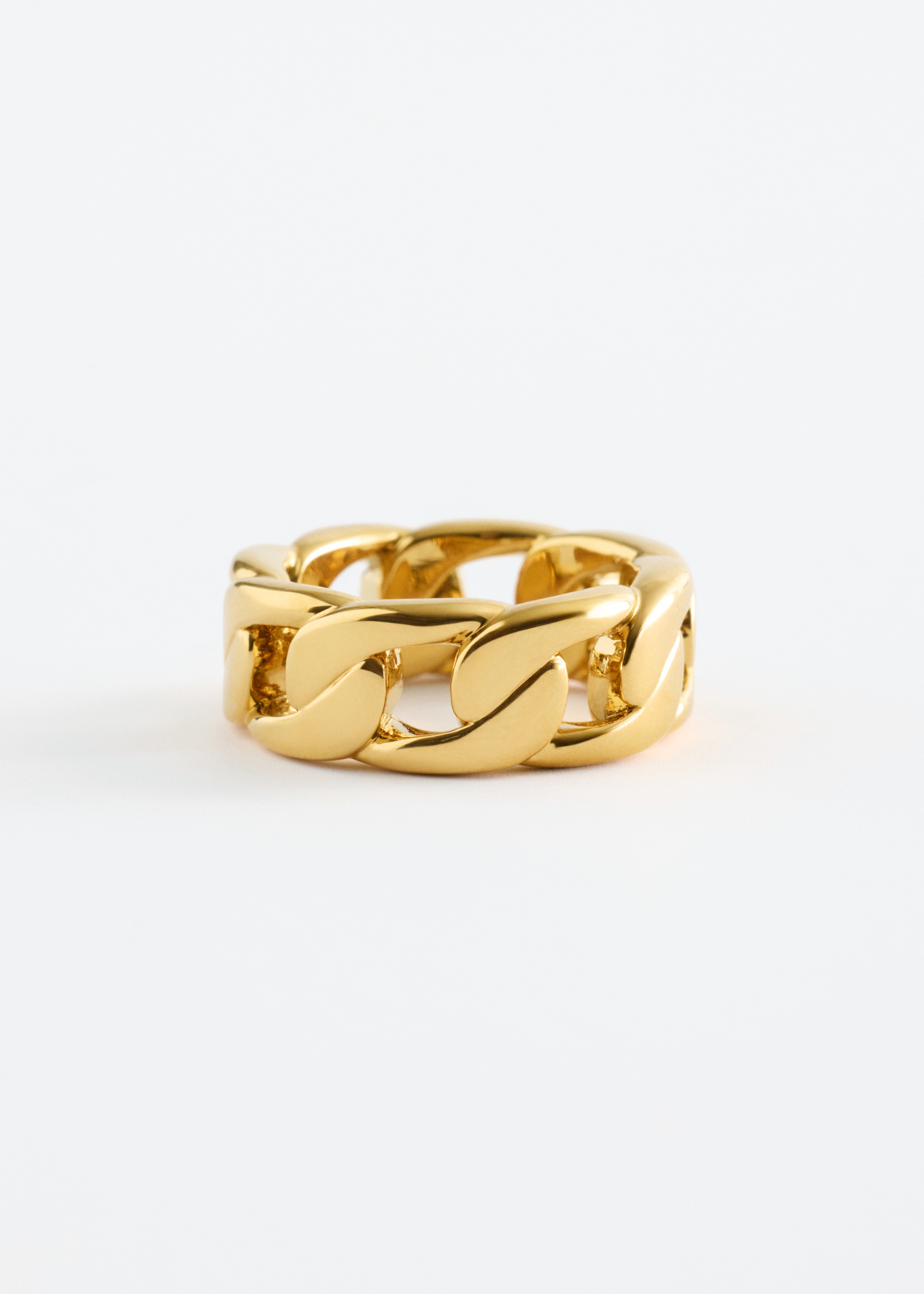 Anello a catena chunky - Oro