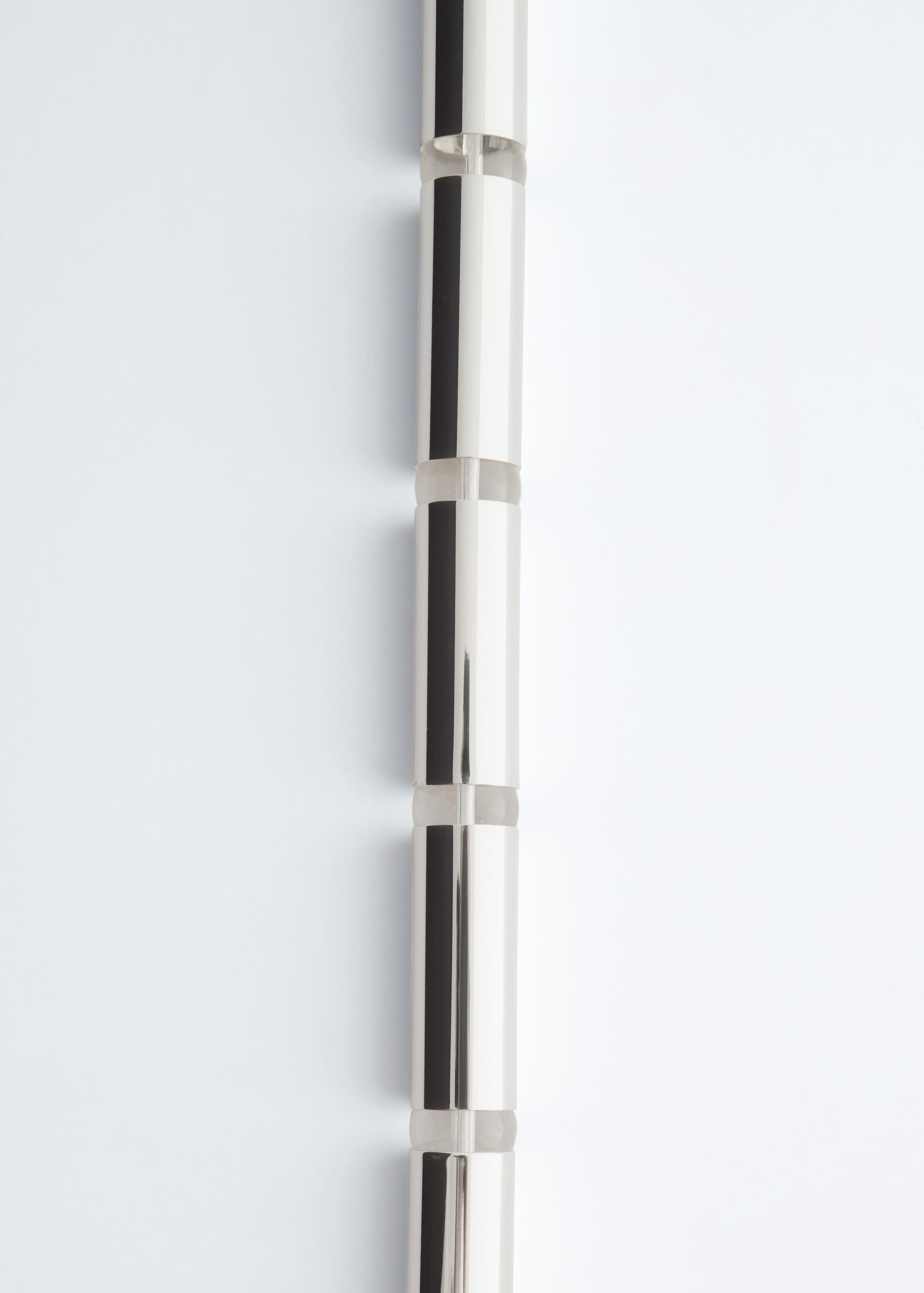 Polished Brass Necklace - Silver - Still Life