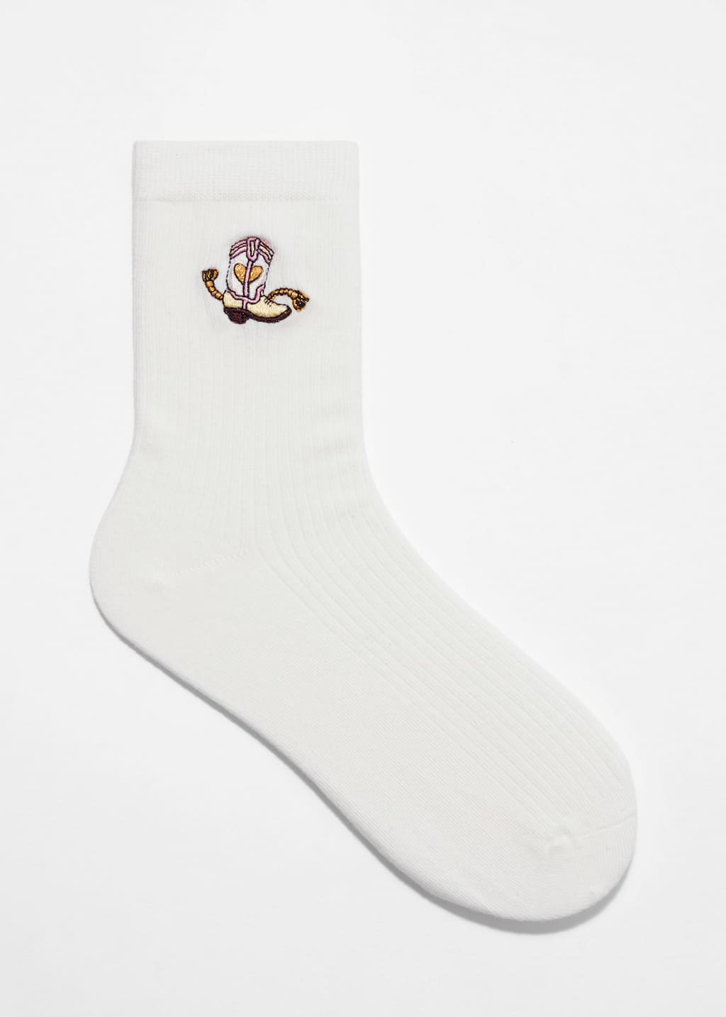 Image of Embroidered Ankle Socks