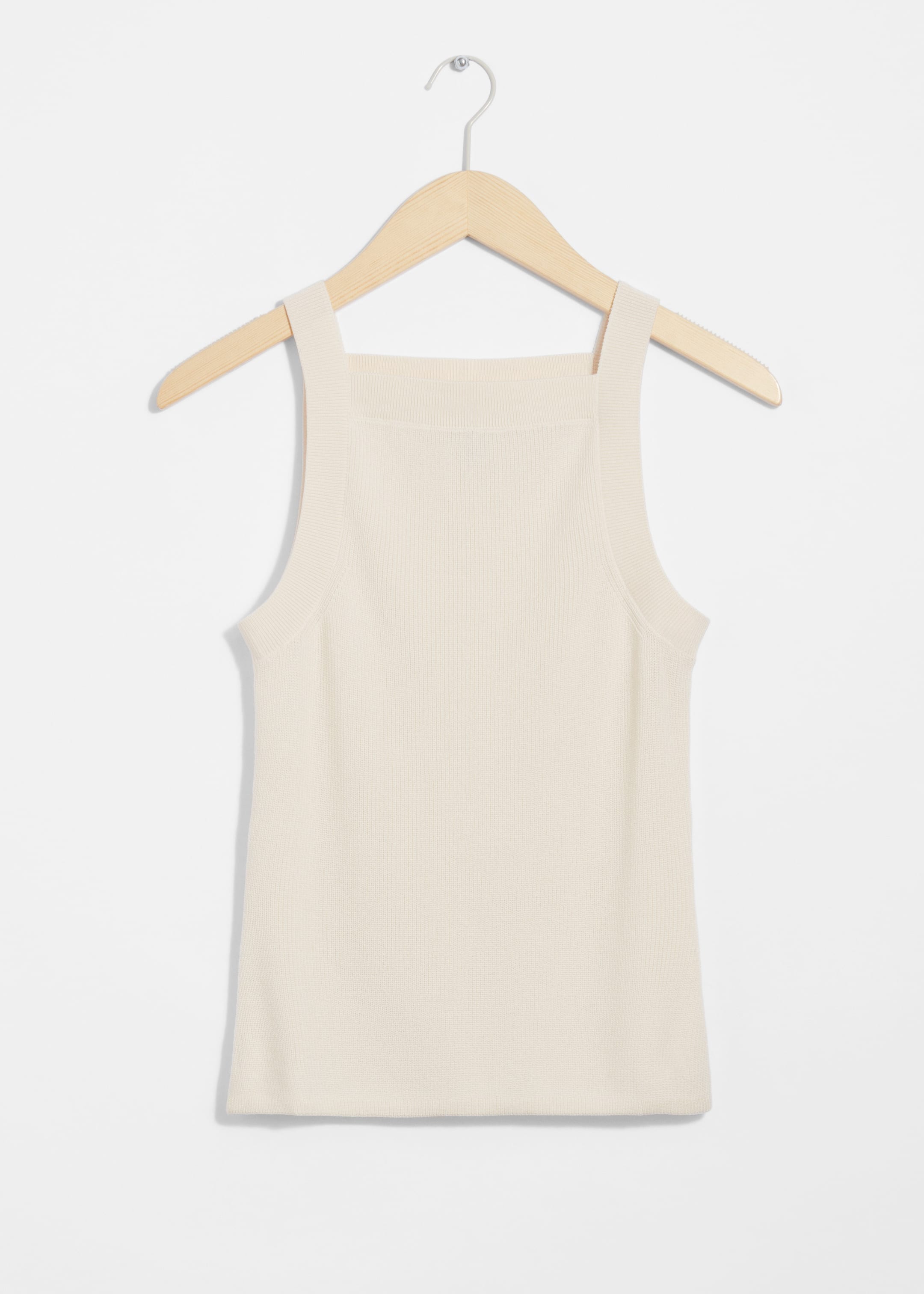 Ingrandisci l'immagine: Square-Neck Tank Top - Cream - DONNA | H&M CH 1