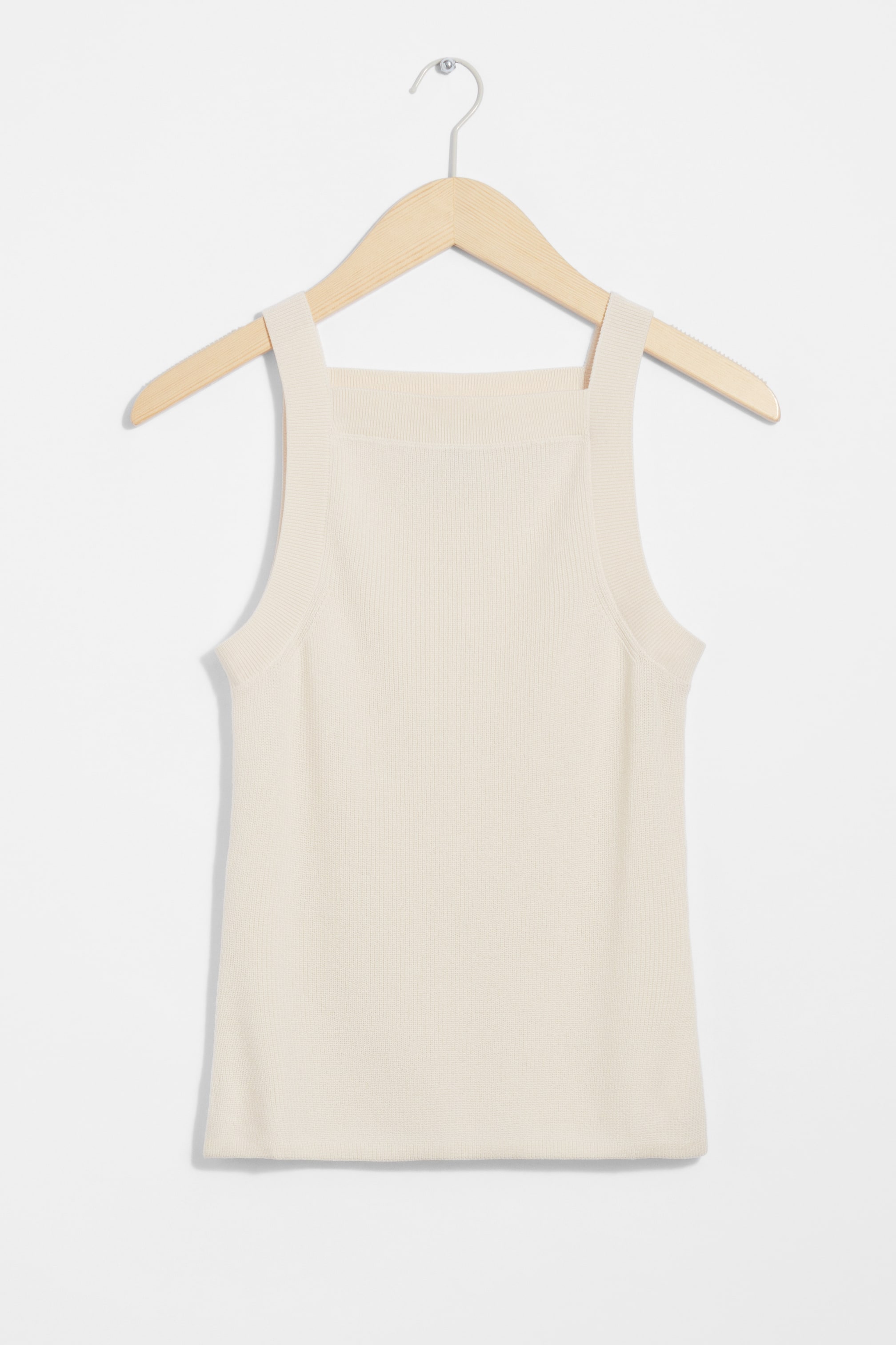 Ingrandisci l'immagine: Tanktop mit Karree-Ausschnitt - Creme - DONNA | H&M CH 1