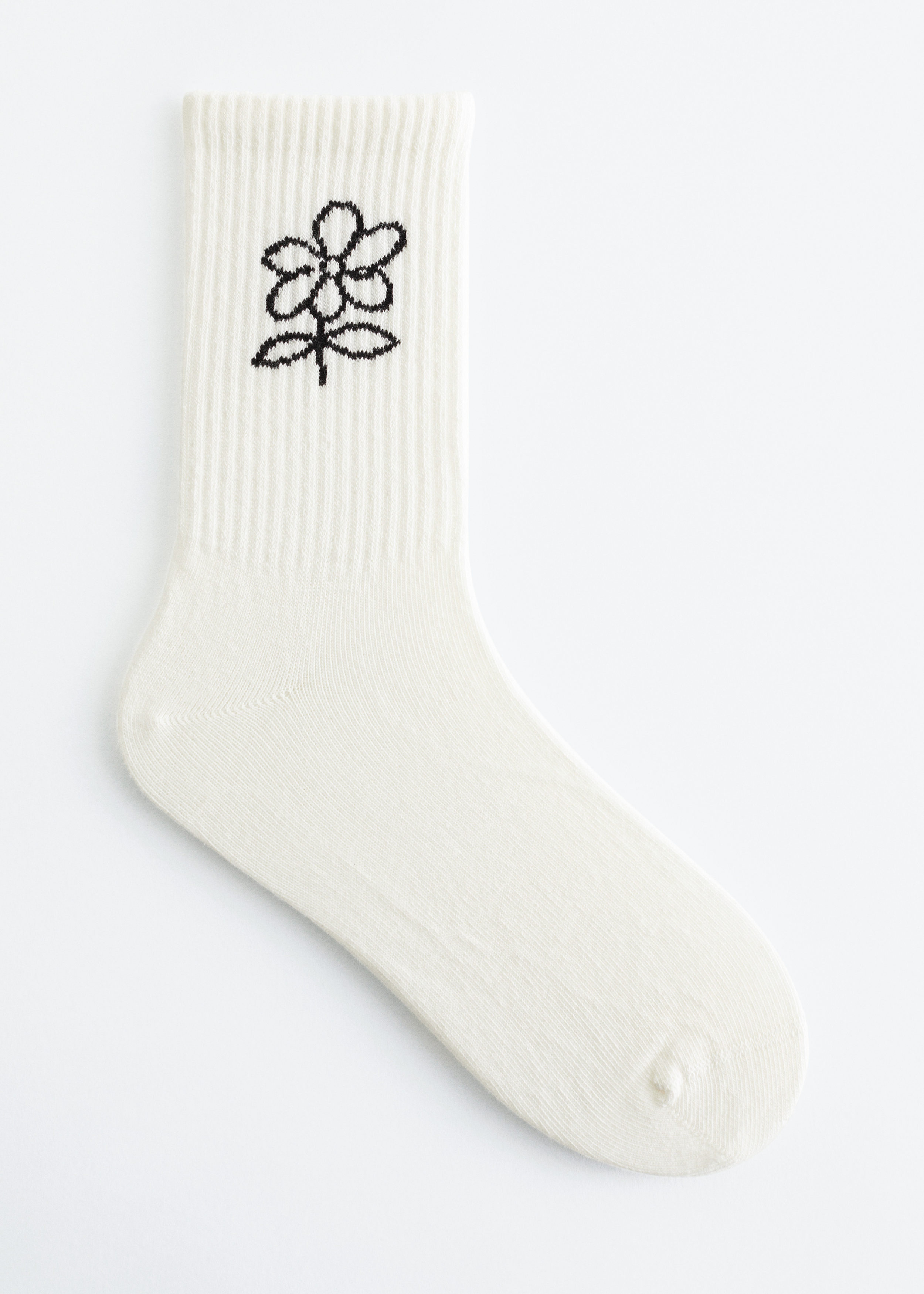 Image of Motif-Detail Socks