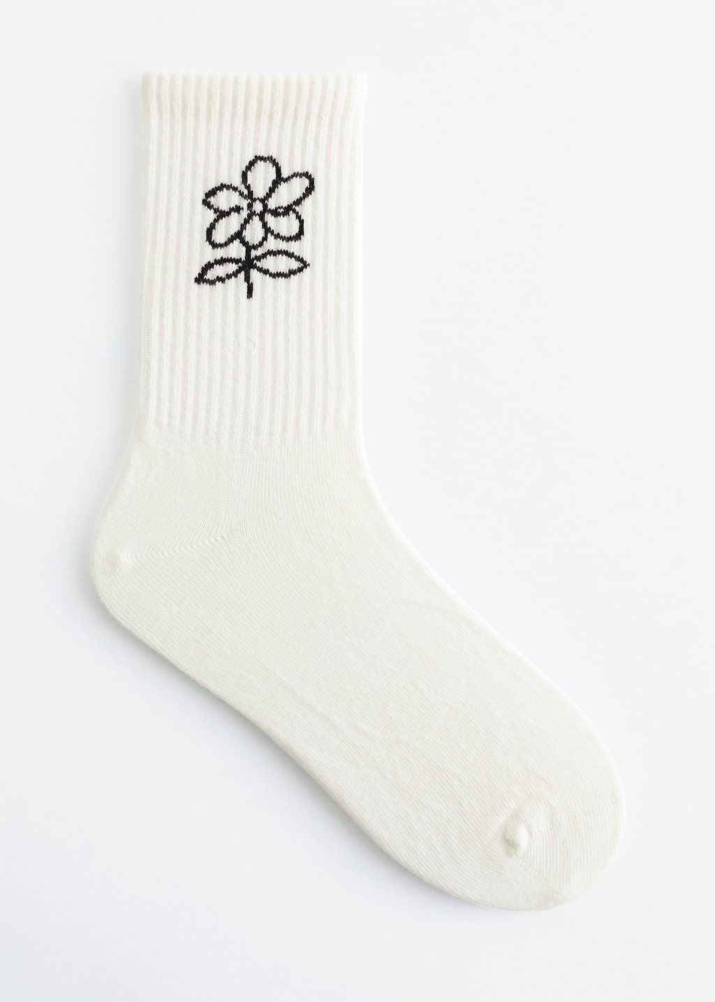Image of Motif-Detail Socks
