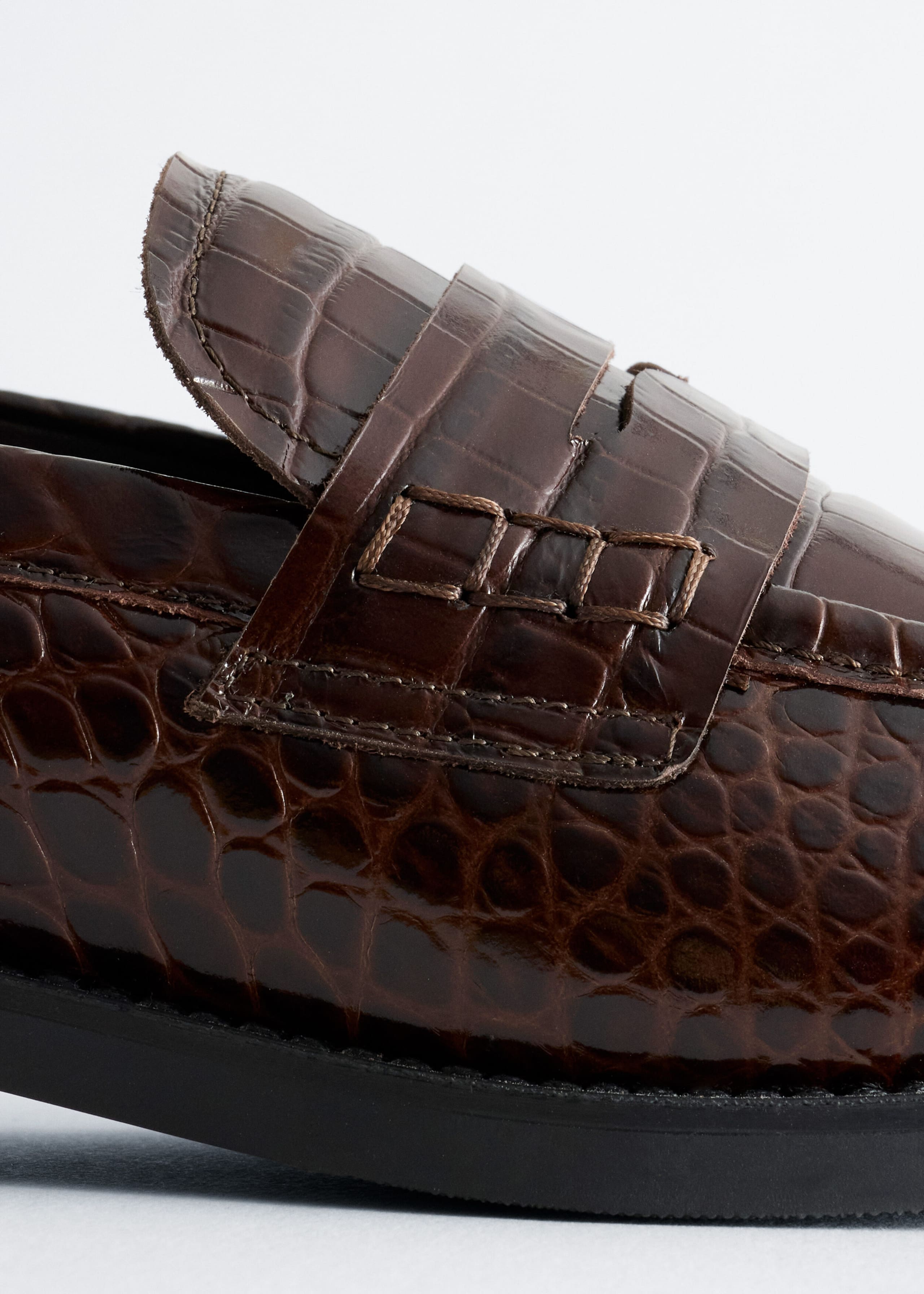 Leren penny loafers - {{variantName}} - Beschrijving