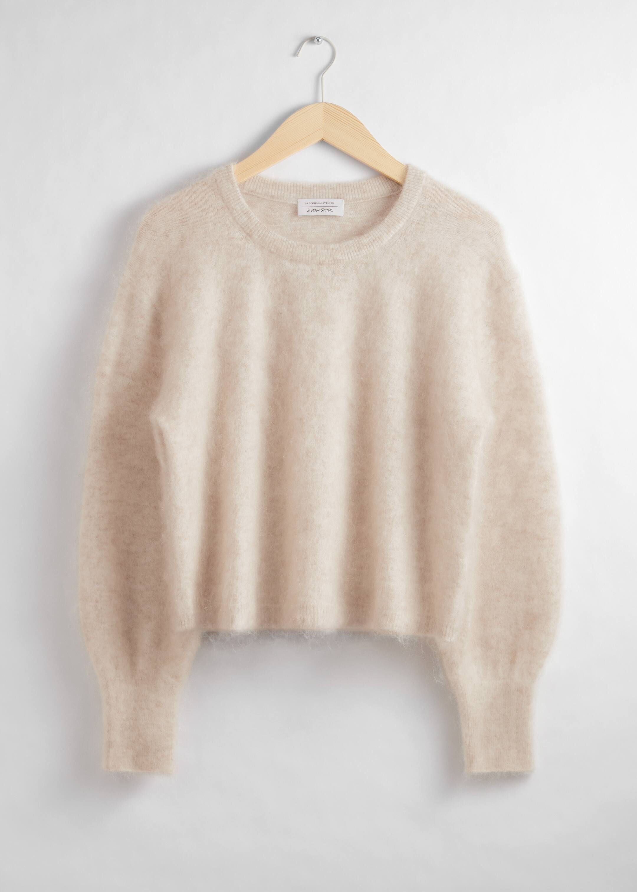 Ingrandisci l'immagine: Fuzzy Knit Jumper - Beige - DONNA | H&M CH 1