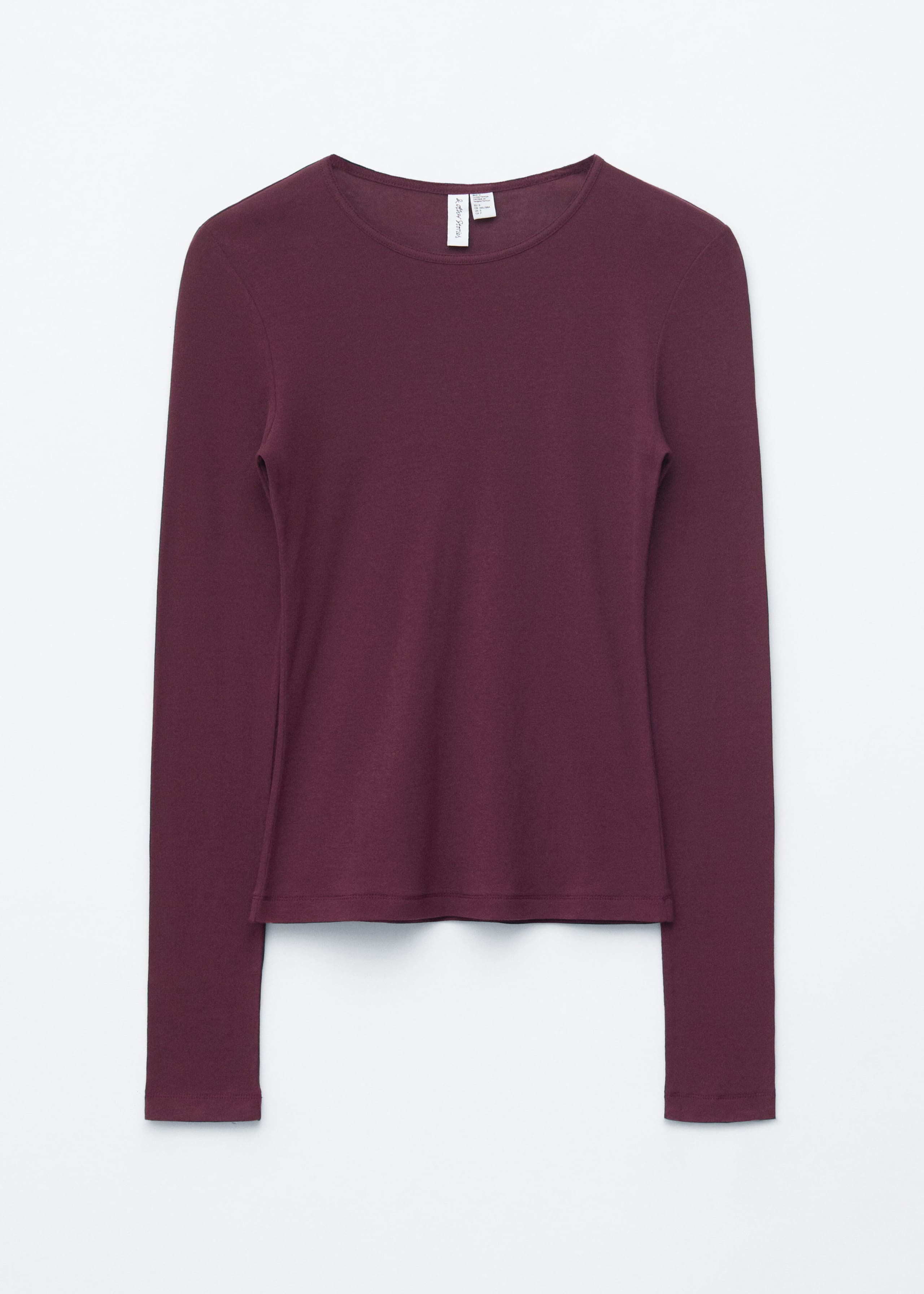 Image of Maglia in cotone a maniche lunghe