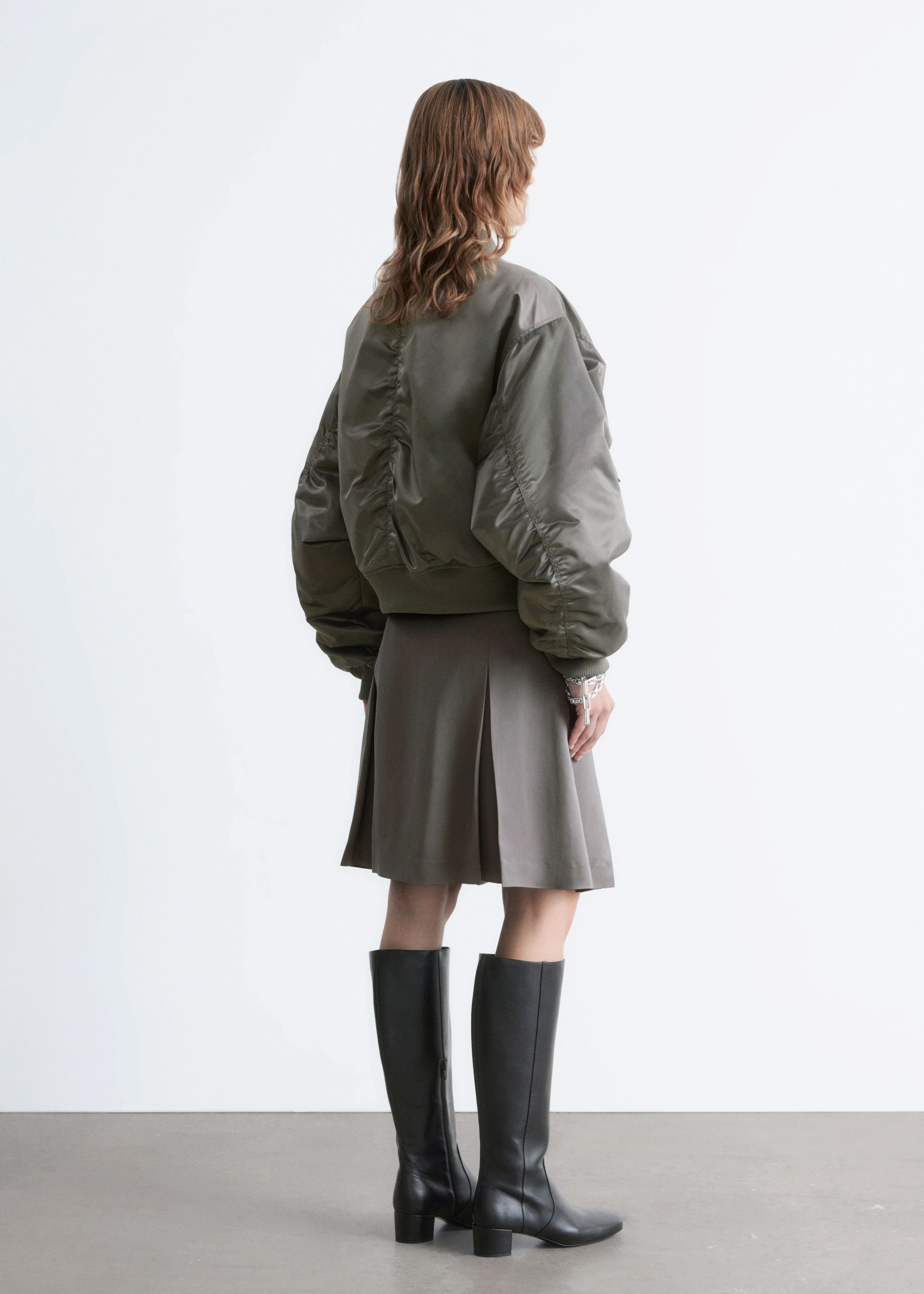 Image of Padded Bomber Jacket