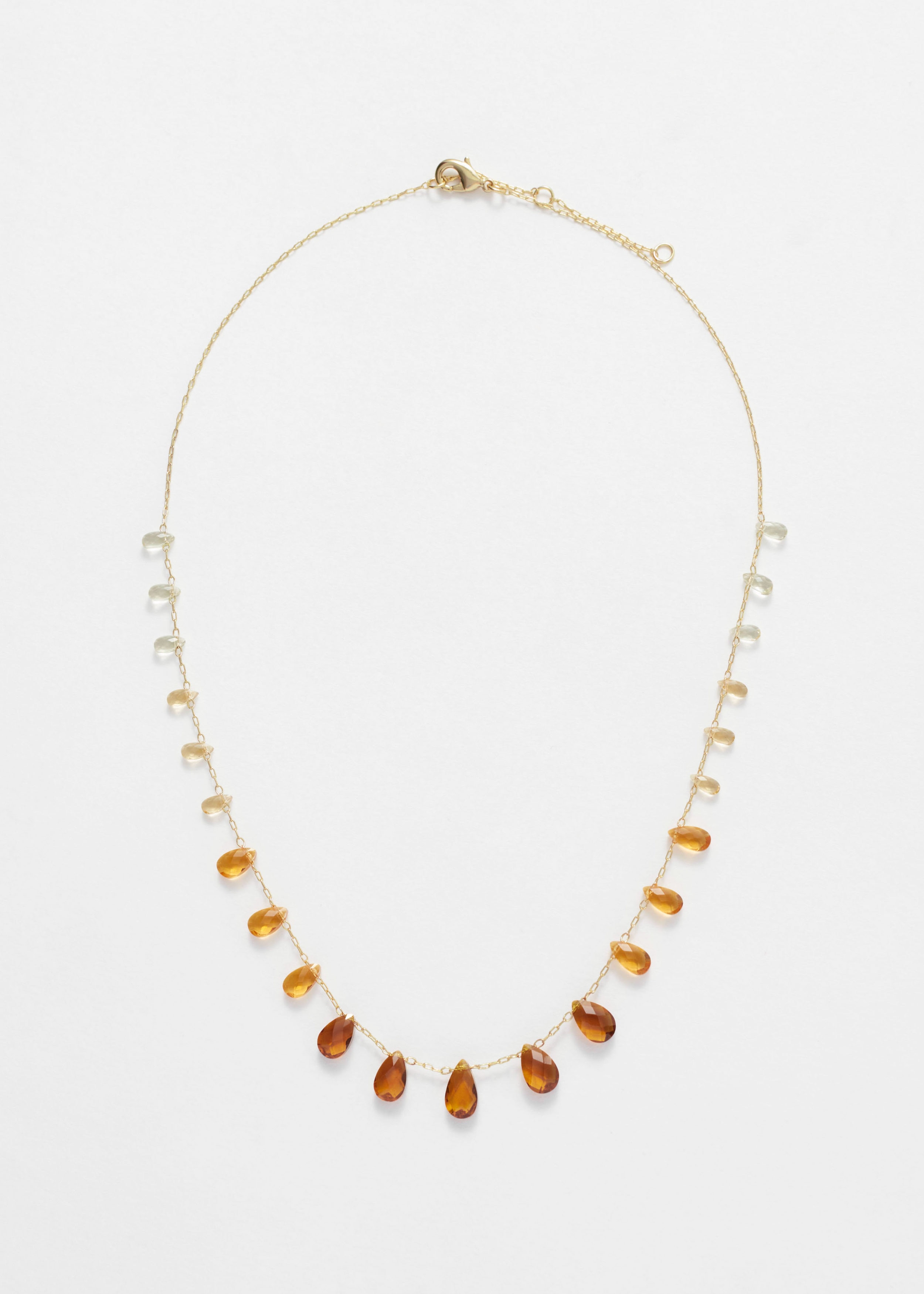 & Other Stories ♥ Crystal Necklace/追跡付 Crystal Necklace - Gold/Amber - Necklaces - & Other Stories