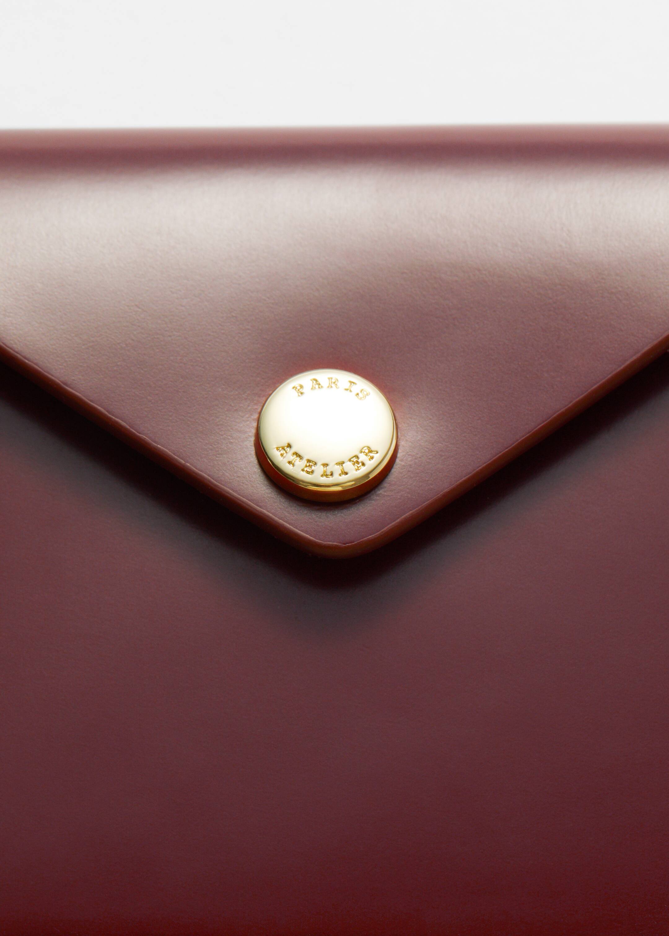 Agrandir l'image: Porte-cartes en cuir - Bordeaux - FEMME | H&M BE 4