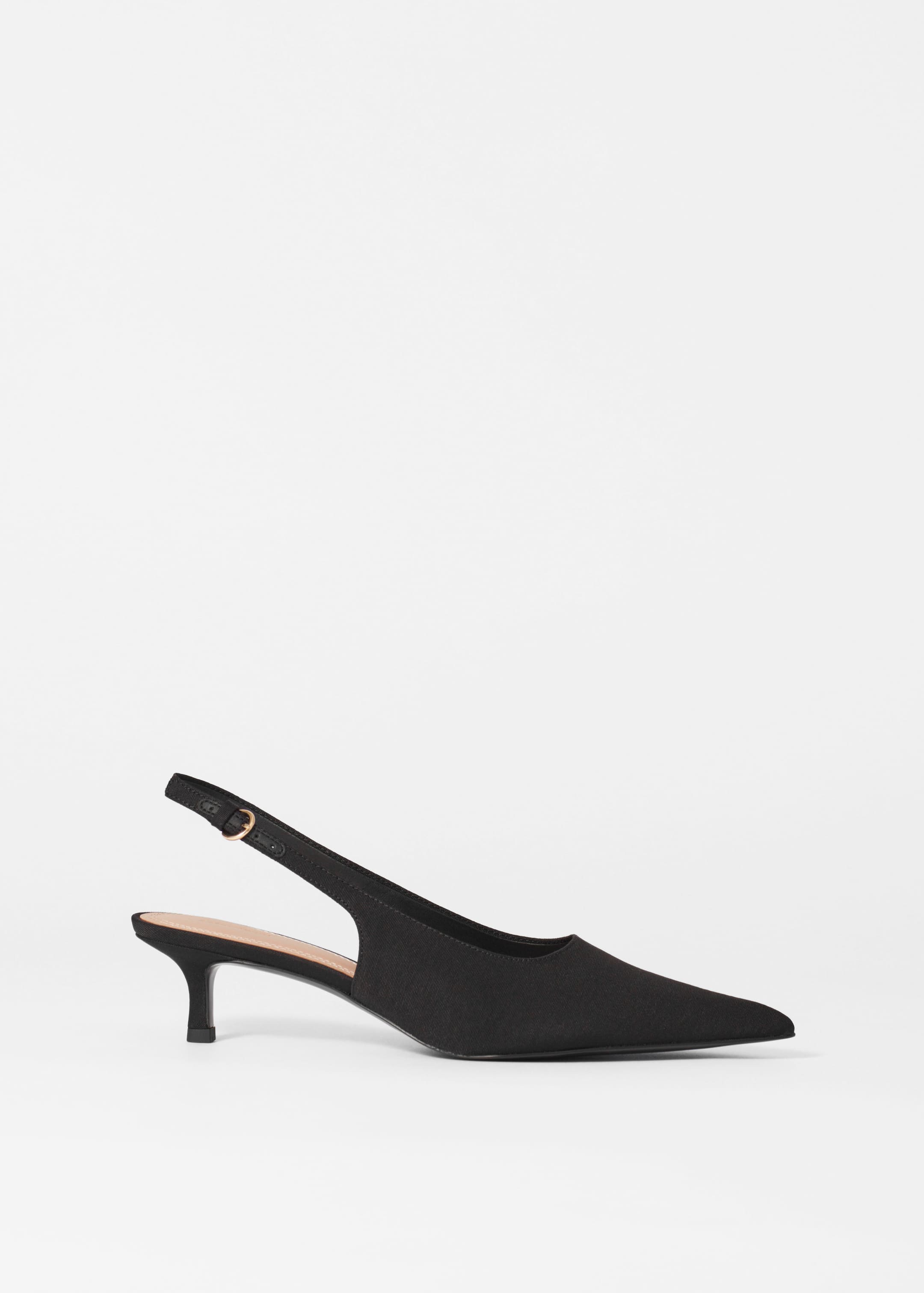 Agrandir l'image: Escarpins classiques en satin - Satin noir - FEMME | H&M BE 1