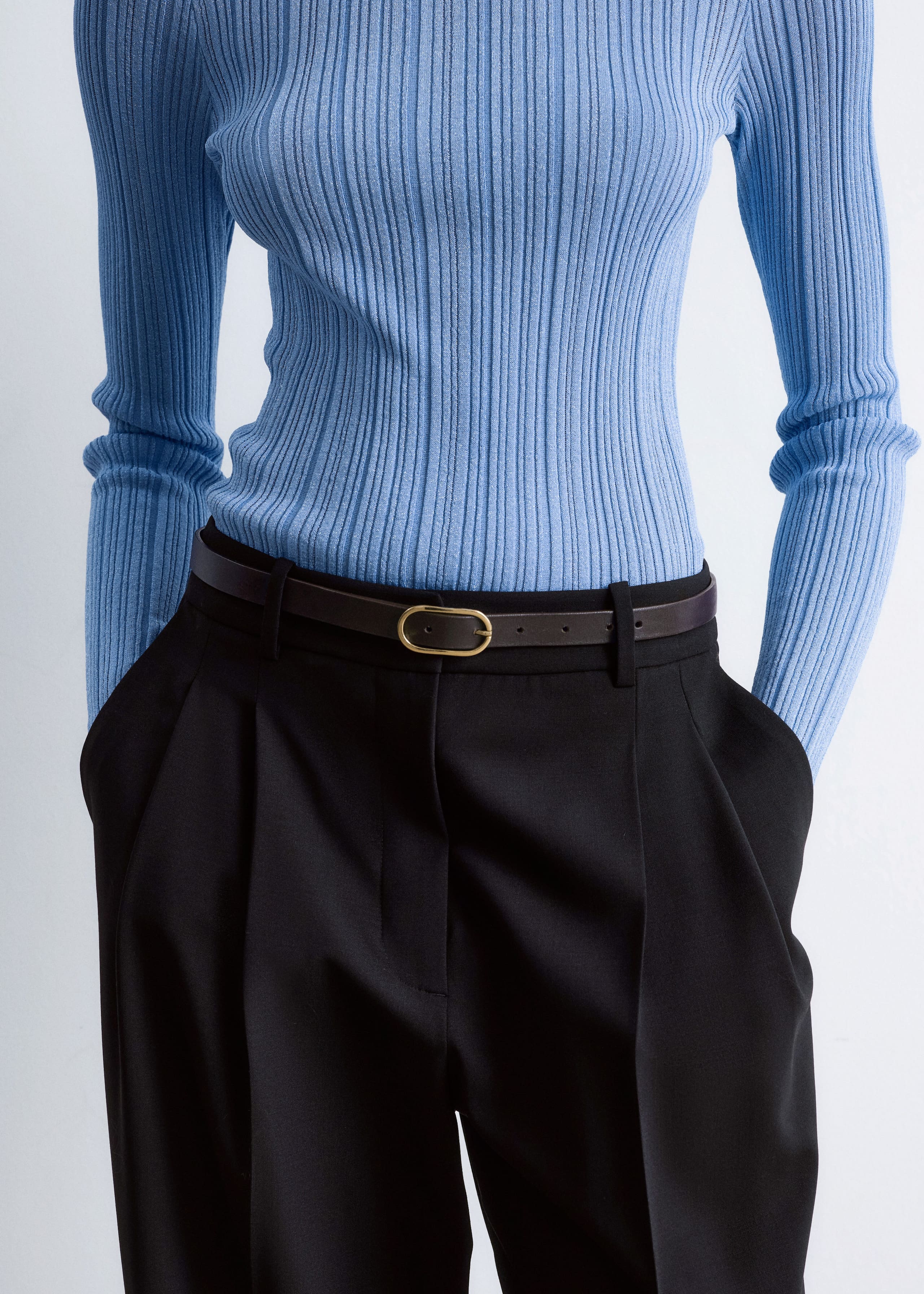 Image of Tailored Wool Trousers