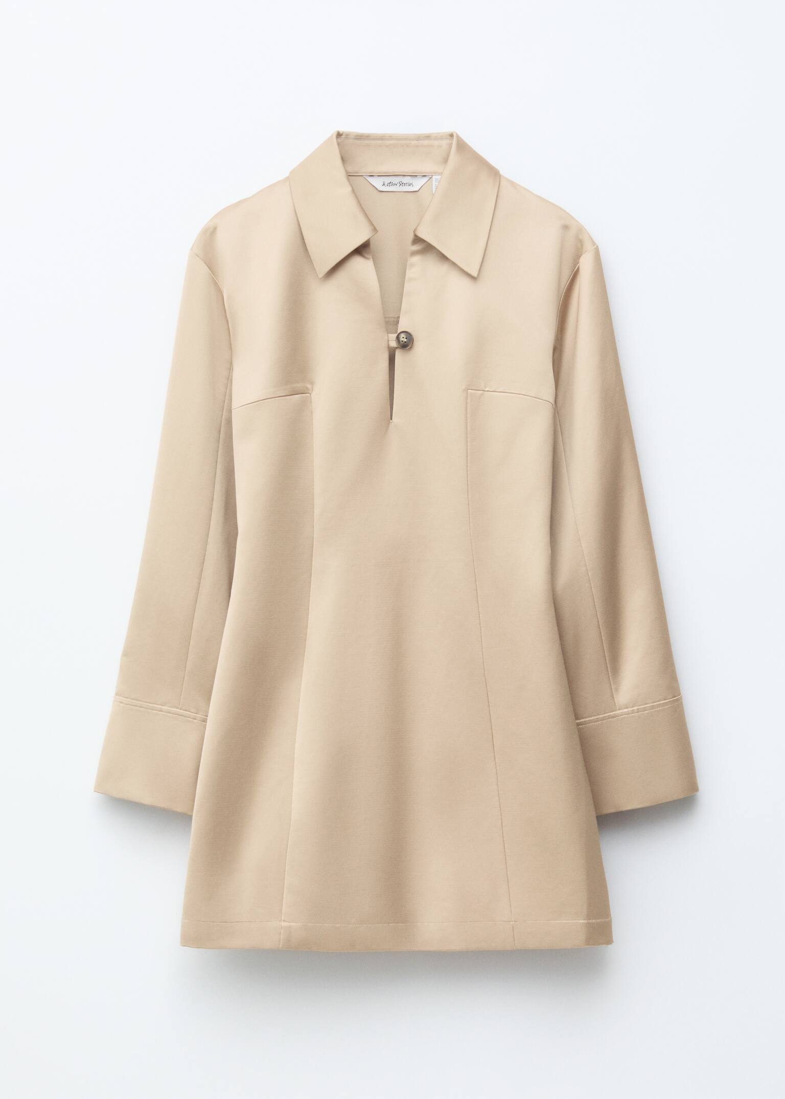 Blazer Mini Dress - Beige